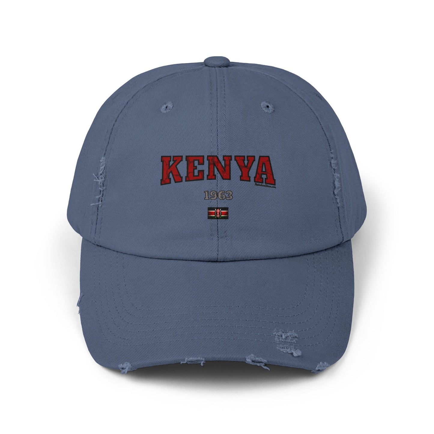 Kenya 1963 Unisex Distressed Cap