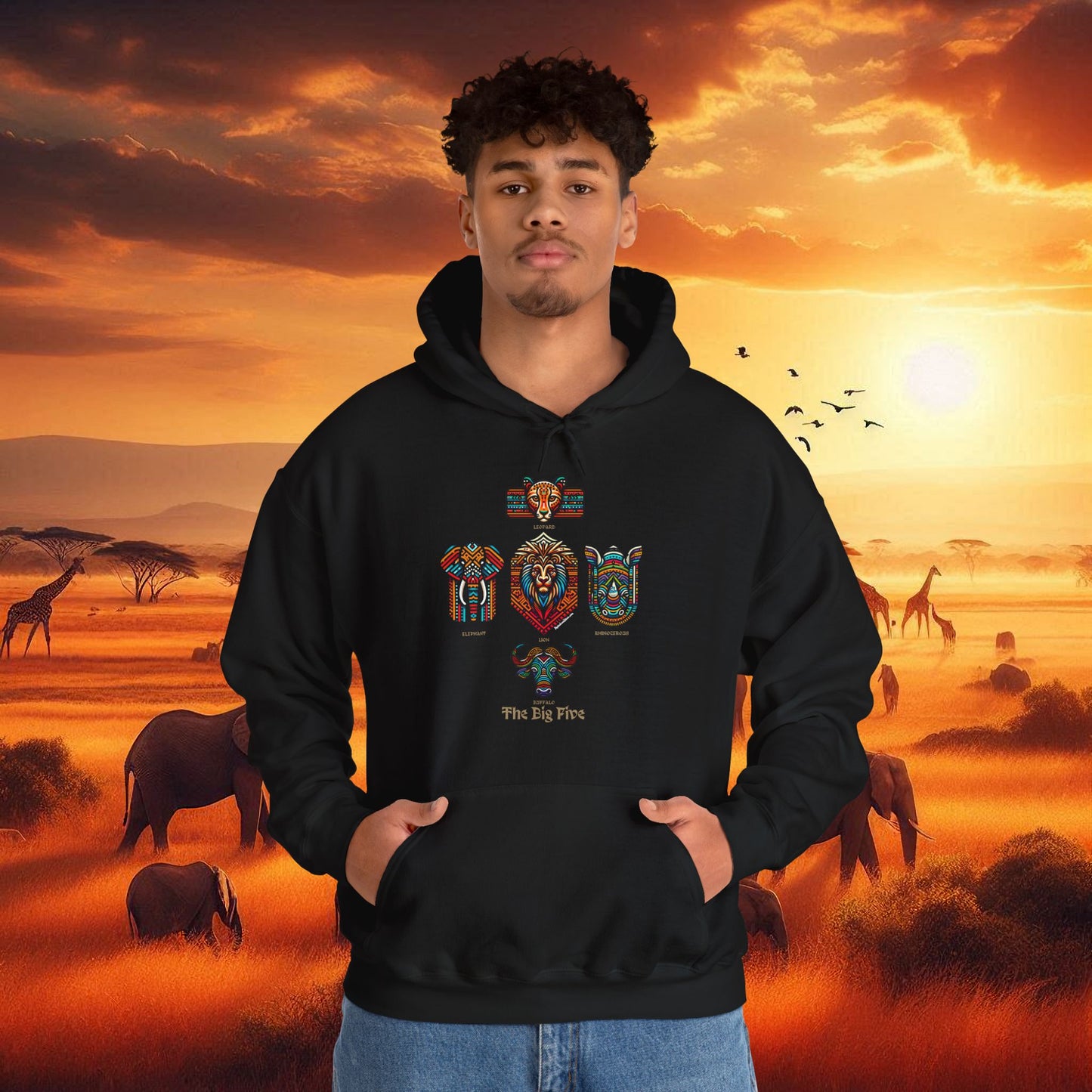 Big Five Hoodie Unisex Heavy Blend™ Hooded Sweatshirt