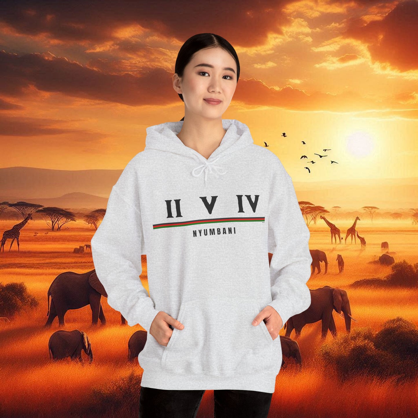 Kenya 254 Home Hooded Sweatshirt