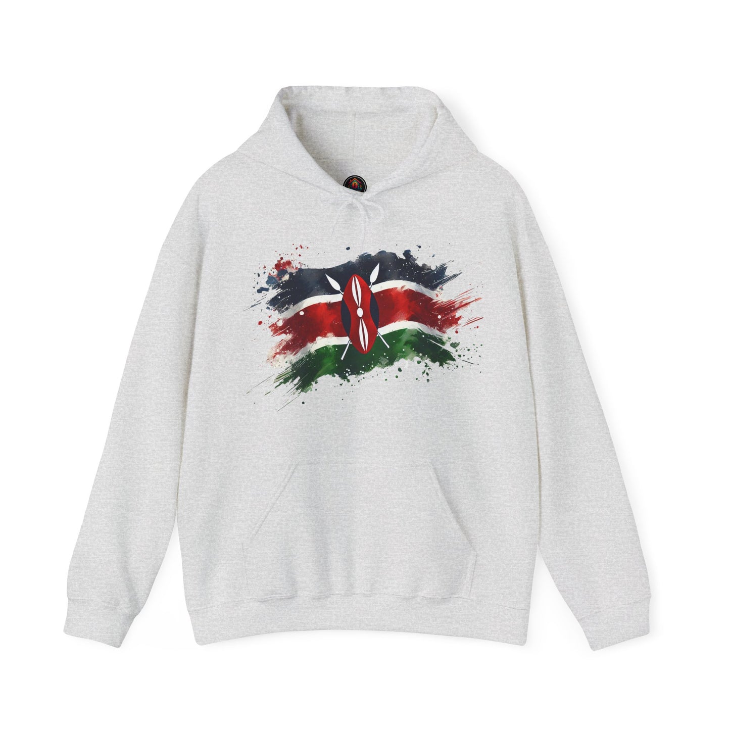 Painted Kenyan Flag Hoodie