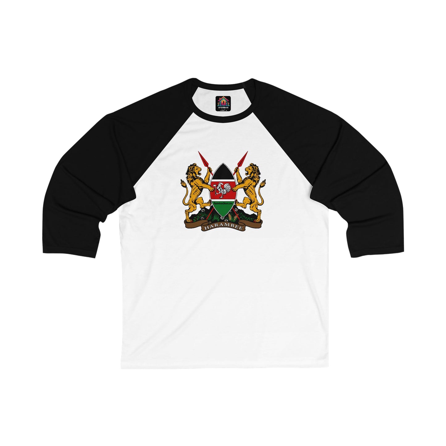 Kenyan Crest Baseball Tee