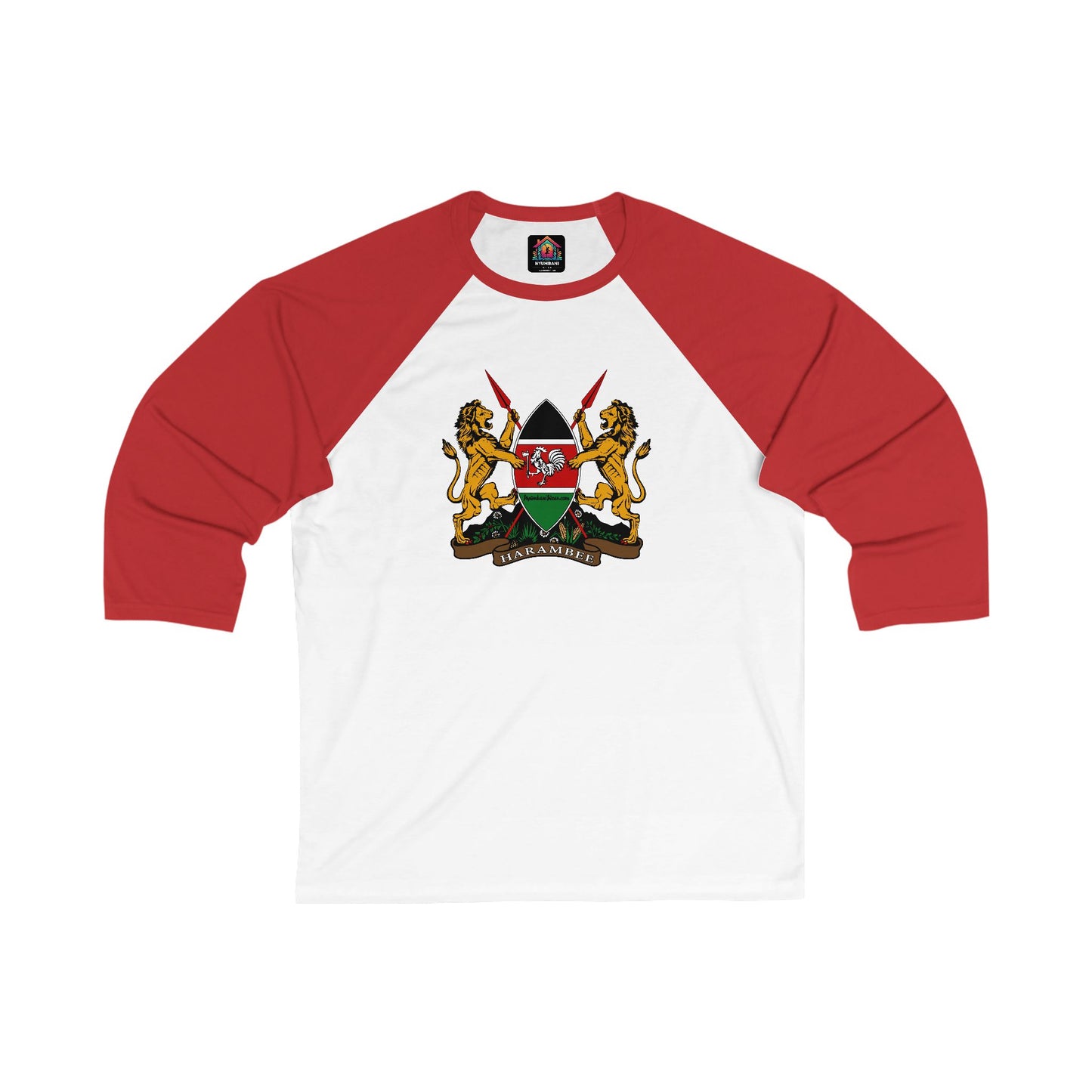 Kenyan Crest Baseball Tee