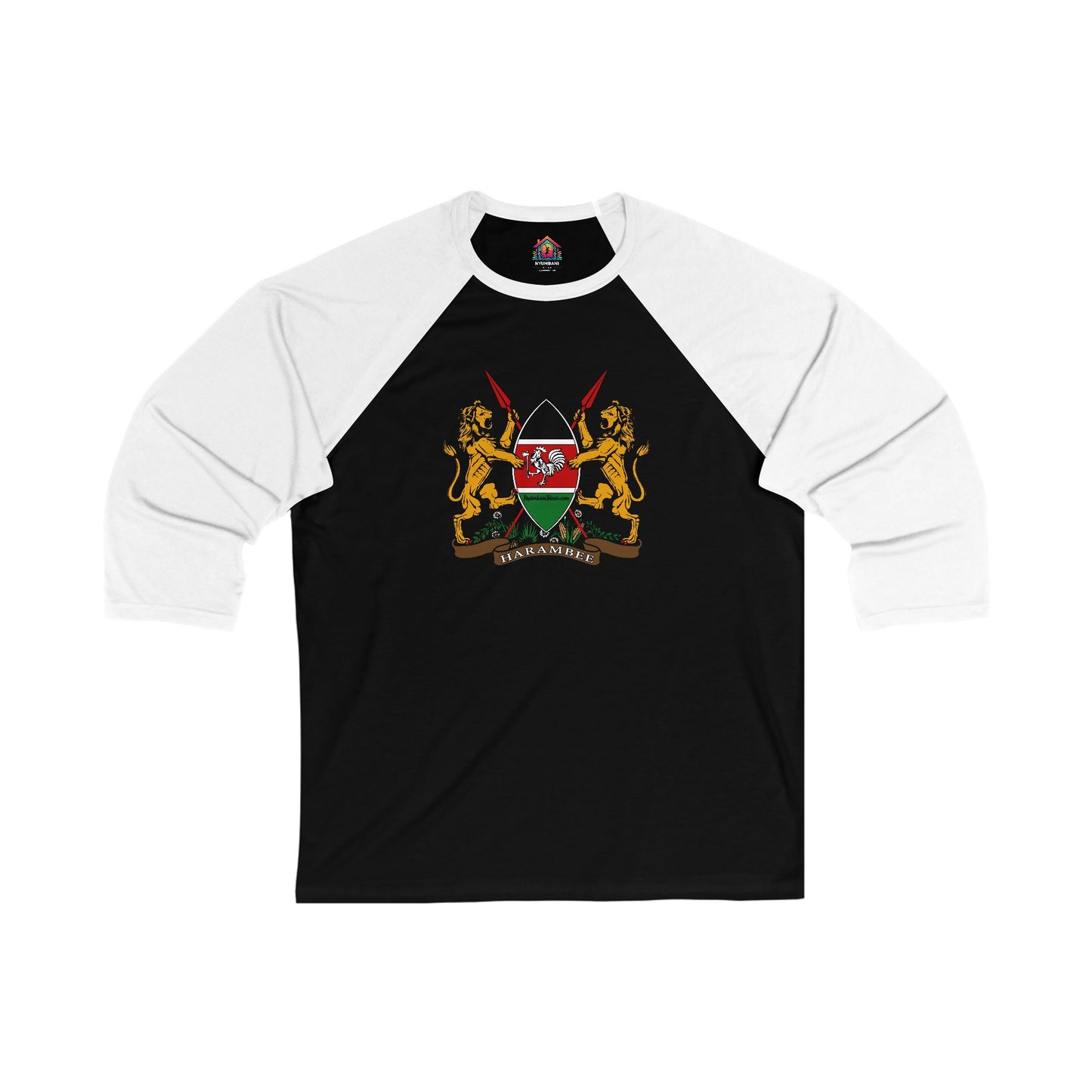 Kenyan Crest Baseball Tee