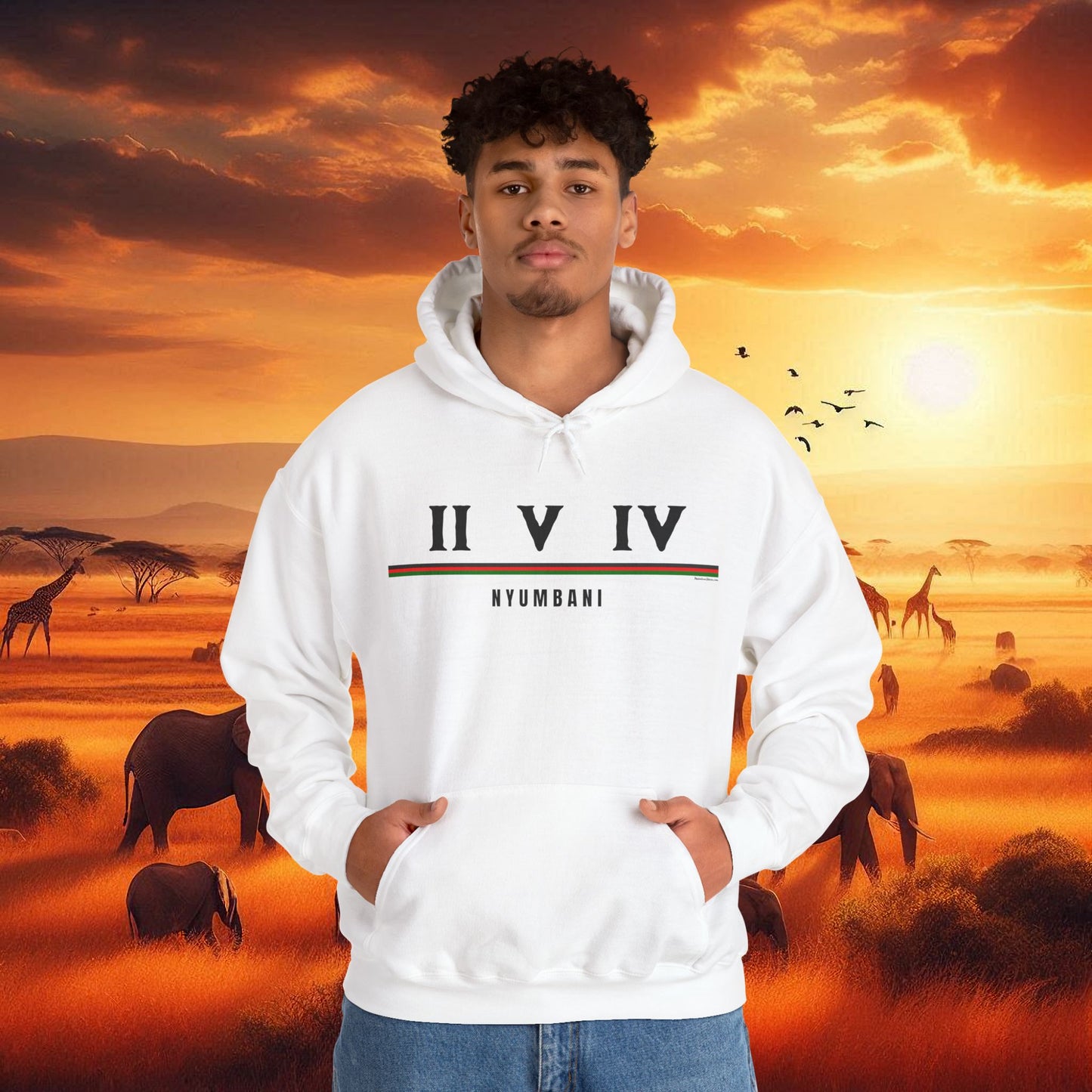 Kenya 254 Home Hooded Sweatshirt