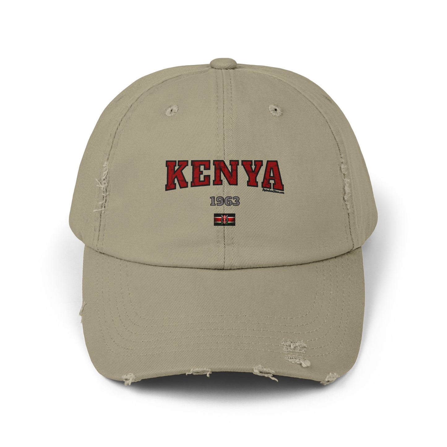 Kenya 1963 Unisex Distressed Cap