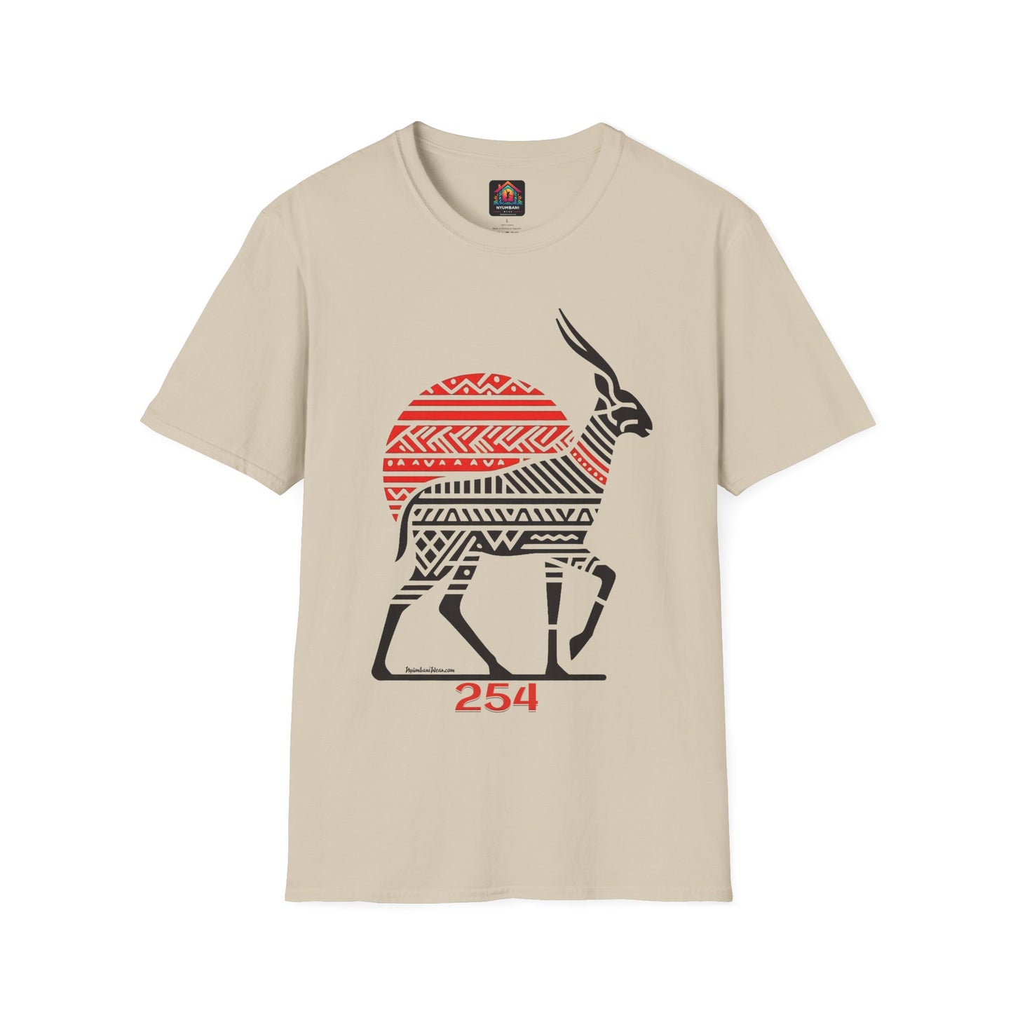 African Bead Style Impala T-Shirt
