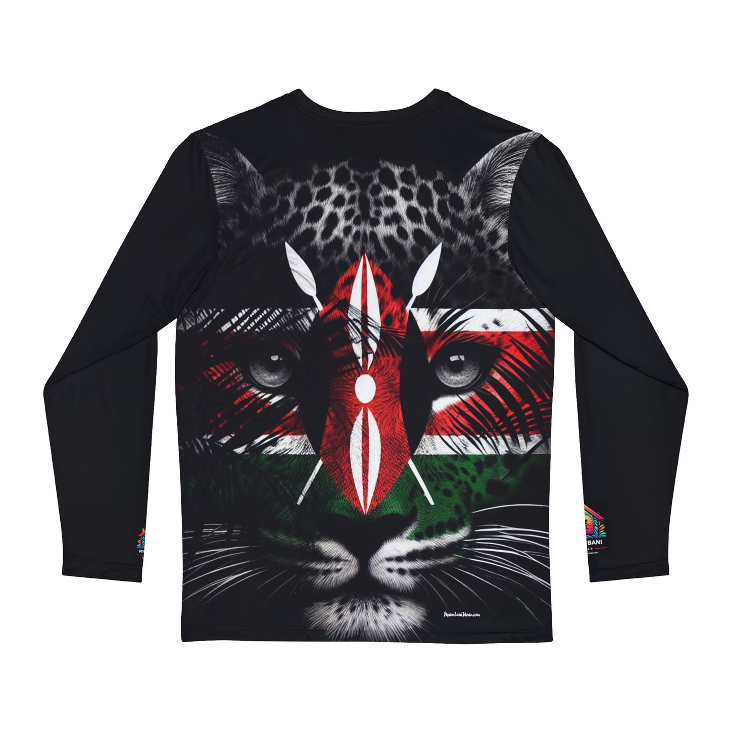 Kenyan Pride Men's Long Sleeve Shirt (AOP)