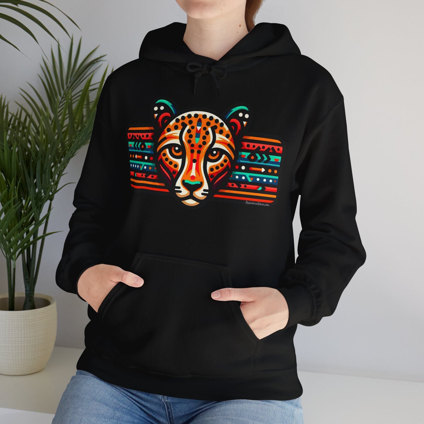 Leopard Hoodie Unisex Heavy Blend™ Hooded Sweatshirt