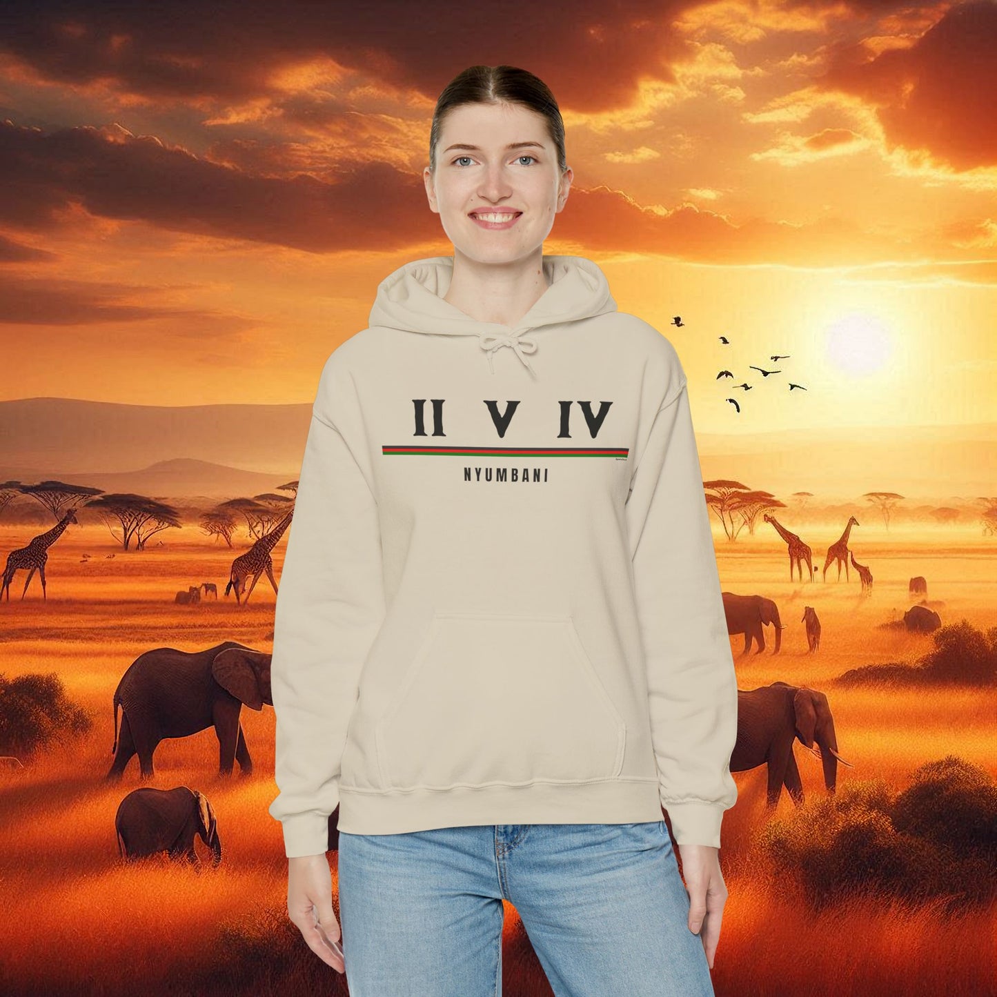 Kenya 254 Home Hooded Sweatshirt