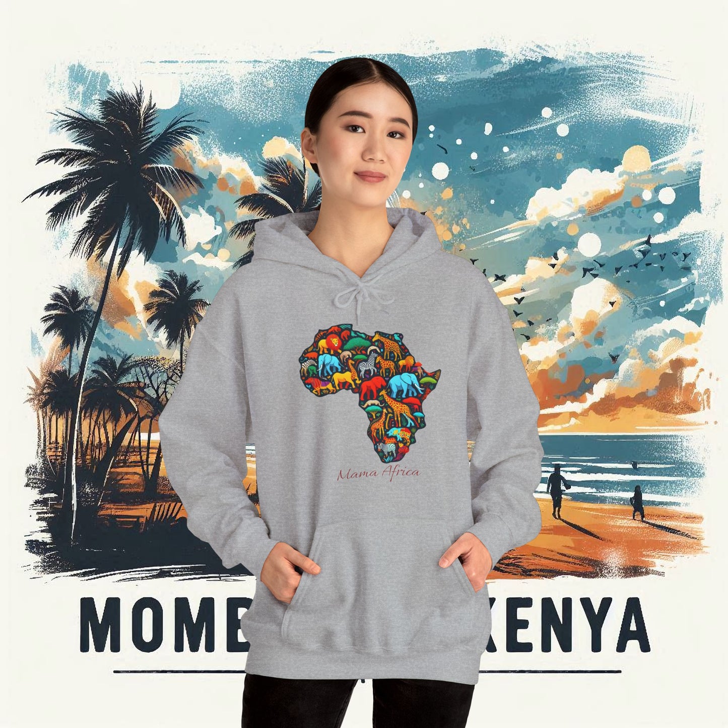 Mama Africa Unisex Heavy Blend™ Hooded Sweatshirt