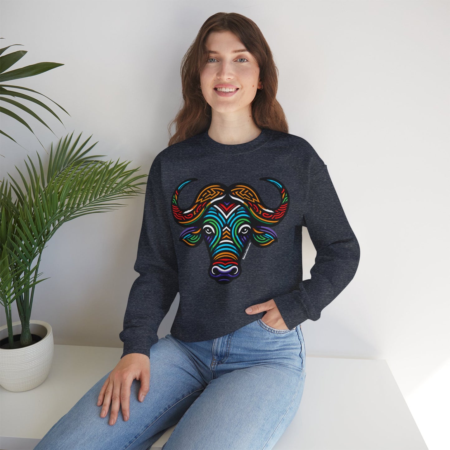 Buffalo African Bead Unisex Sweatshirt