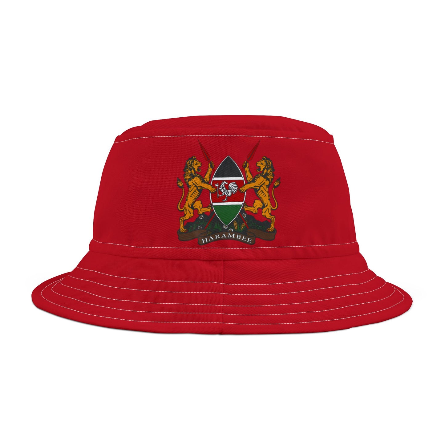 Kenyan Crest Bucket Hat (AOP)