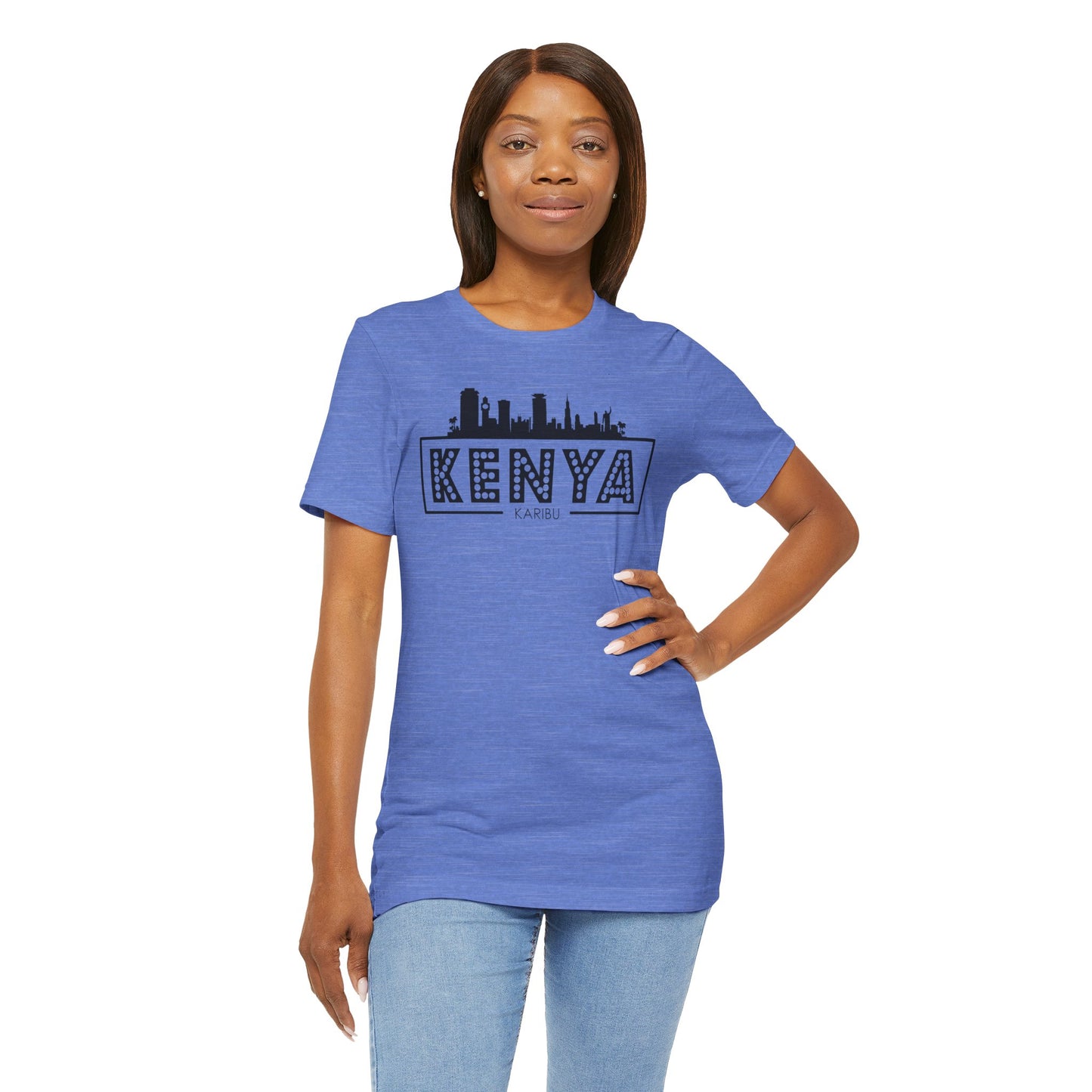 Kenya Karibu Travel Tee - Celebrate Culture & Travel
