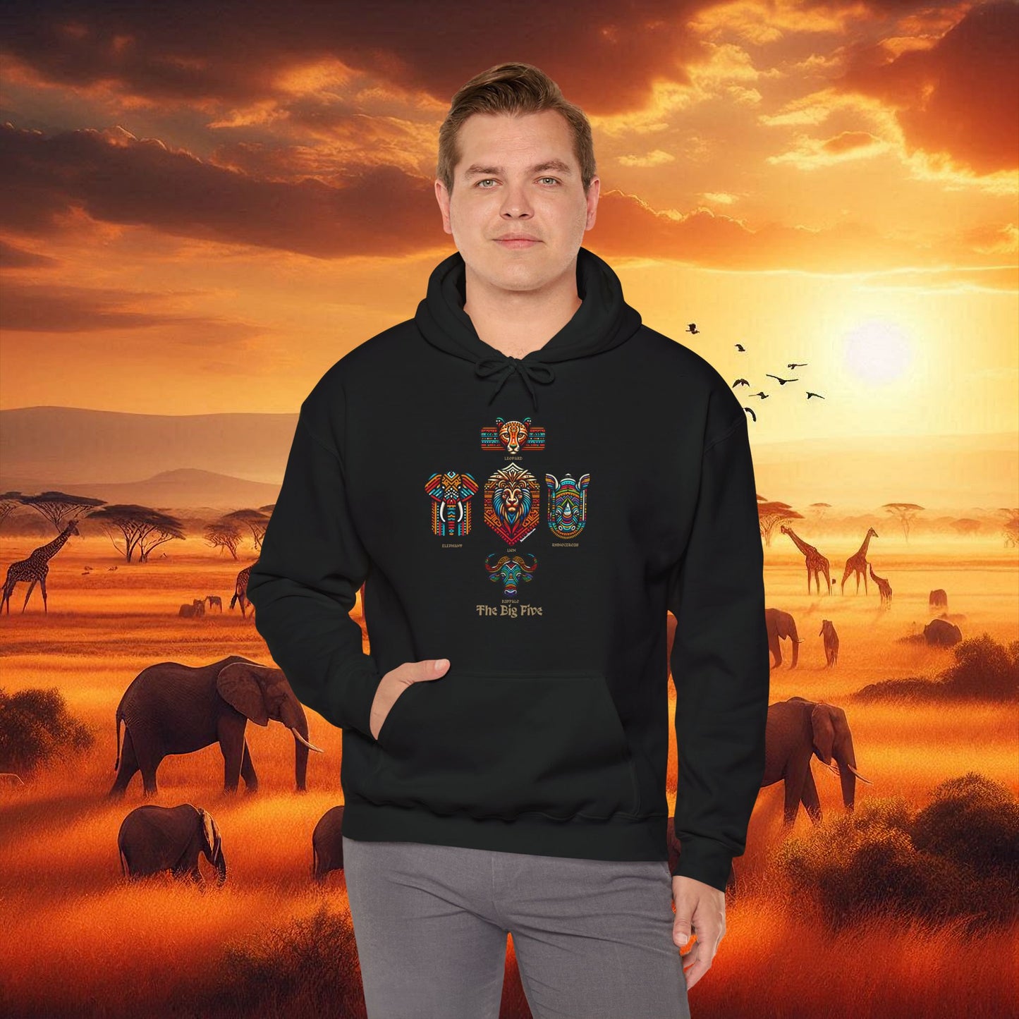 Big Five Hoodie Unisex Heavy Blend™ Hooded Sweatshirt