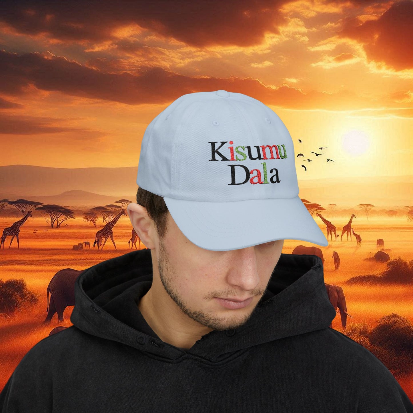 Kisumu Embroidered Cap in Multi-Color
