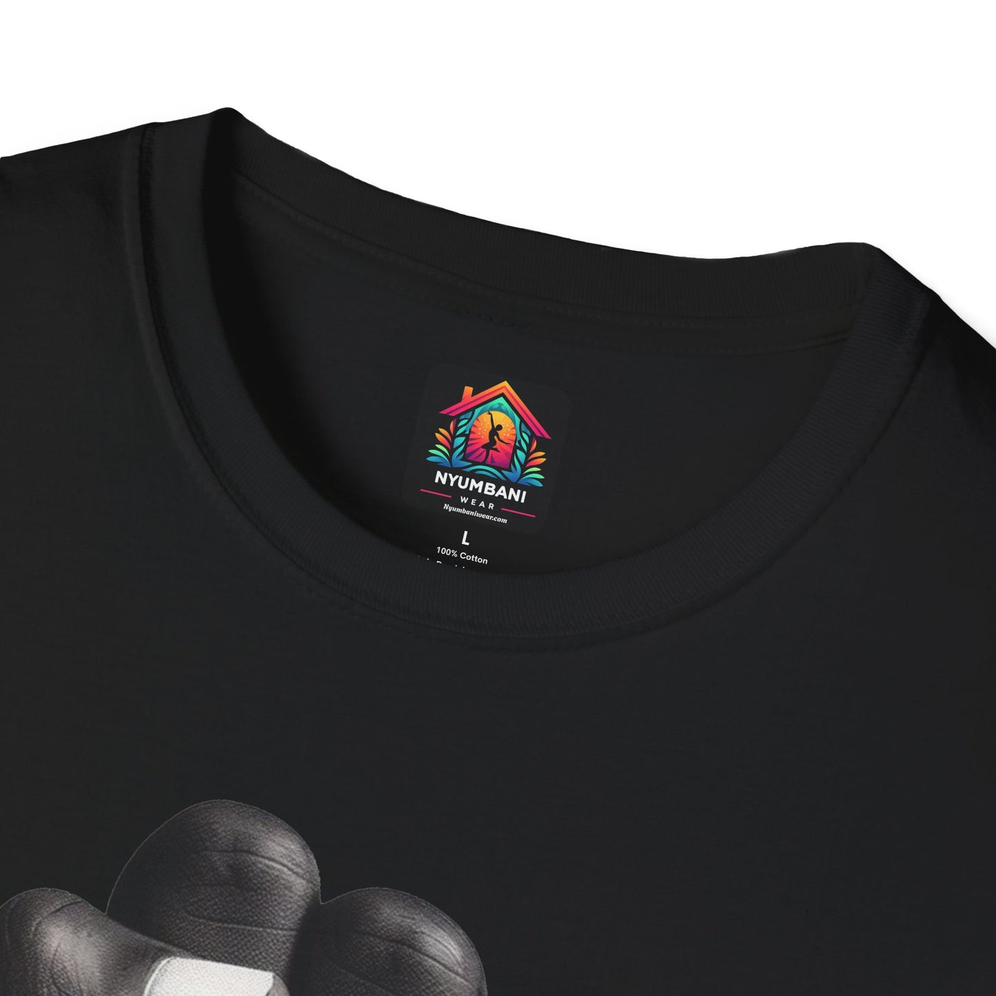 Kenyan Harambee Unisex T-Shirt with Black Fist and Kenyan Flag