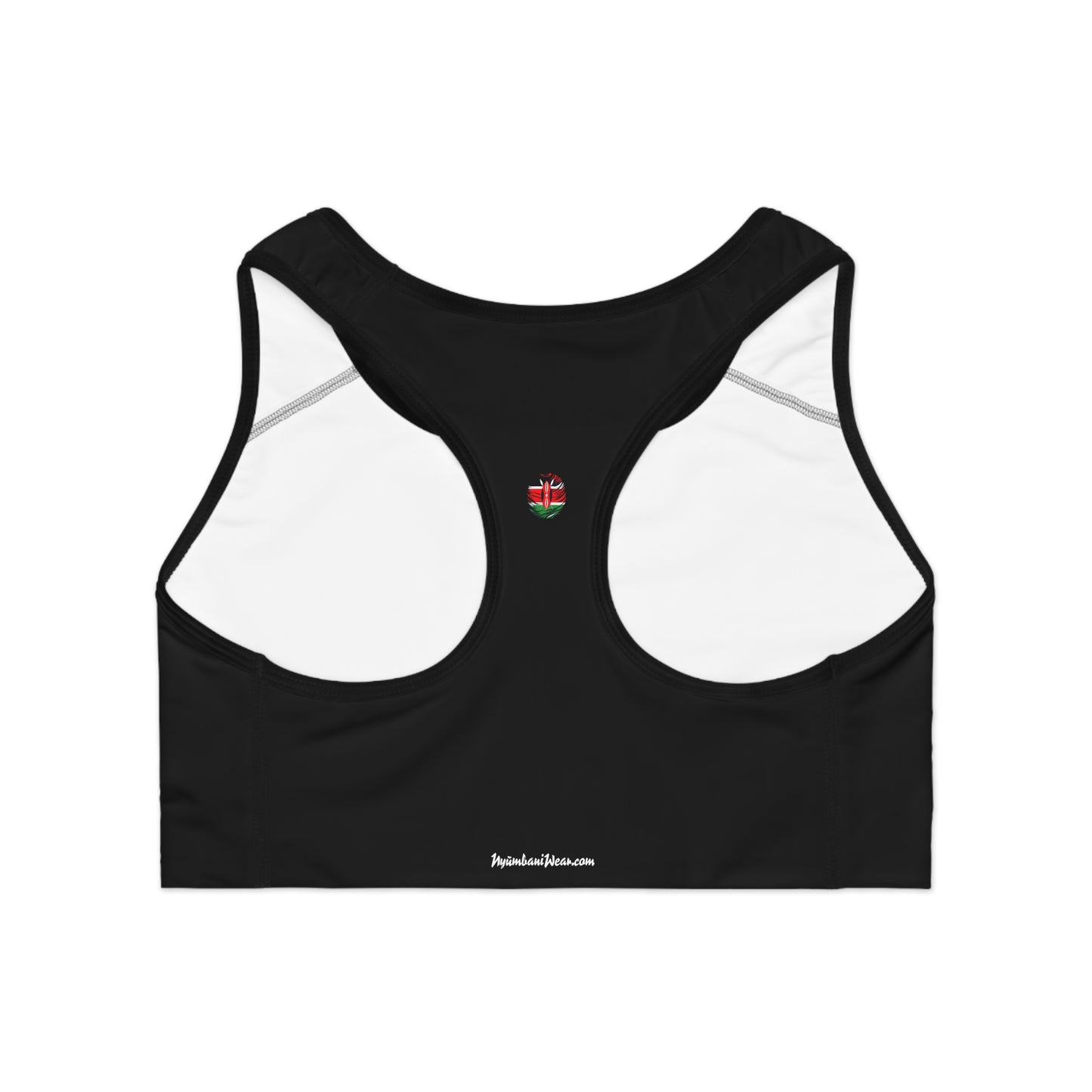 Kenya Black Sports Bra