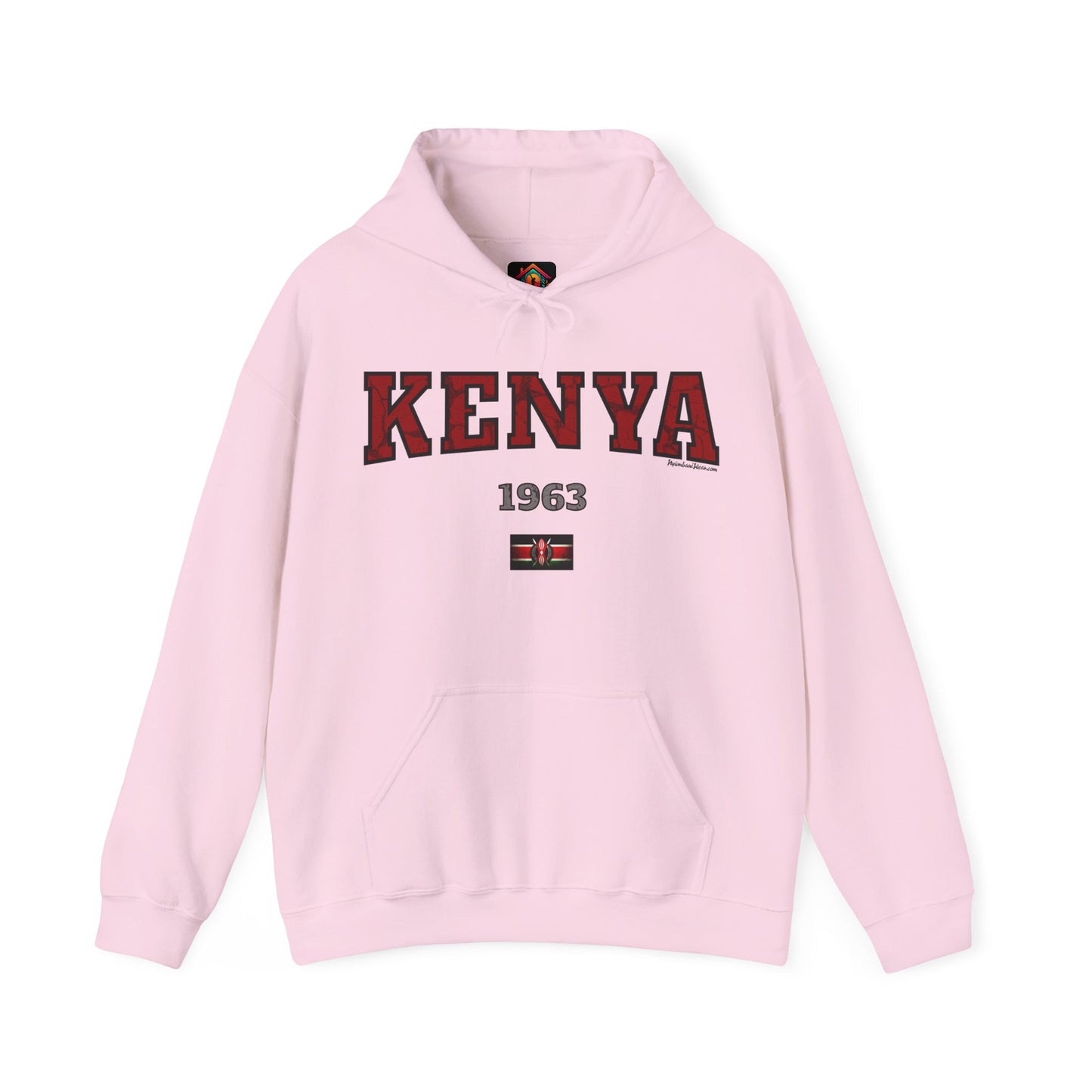 Kenyan 1963 Hooded Sweatshirt with Flag Design