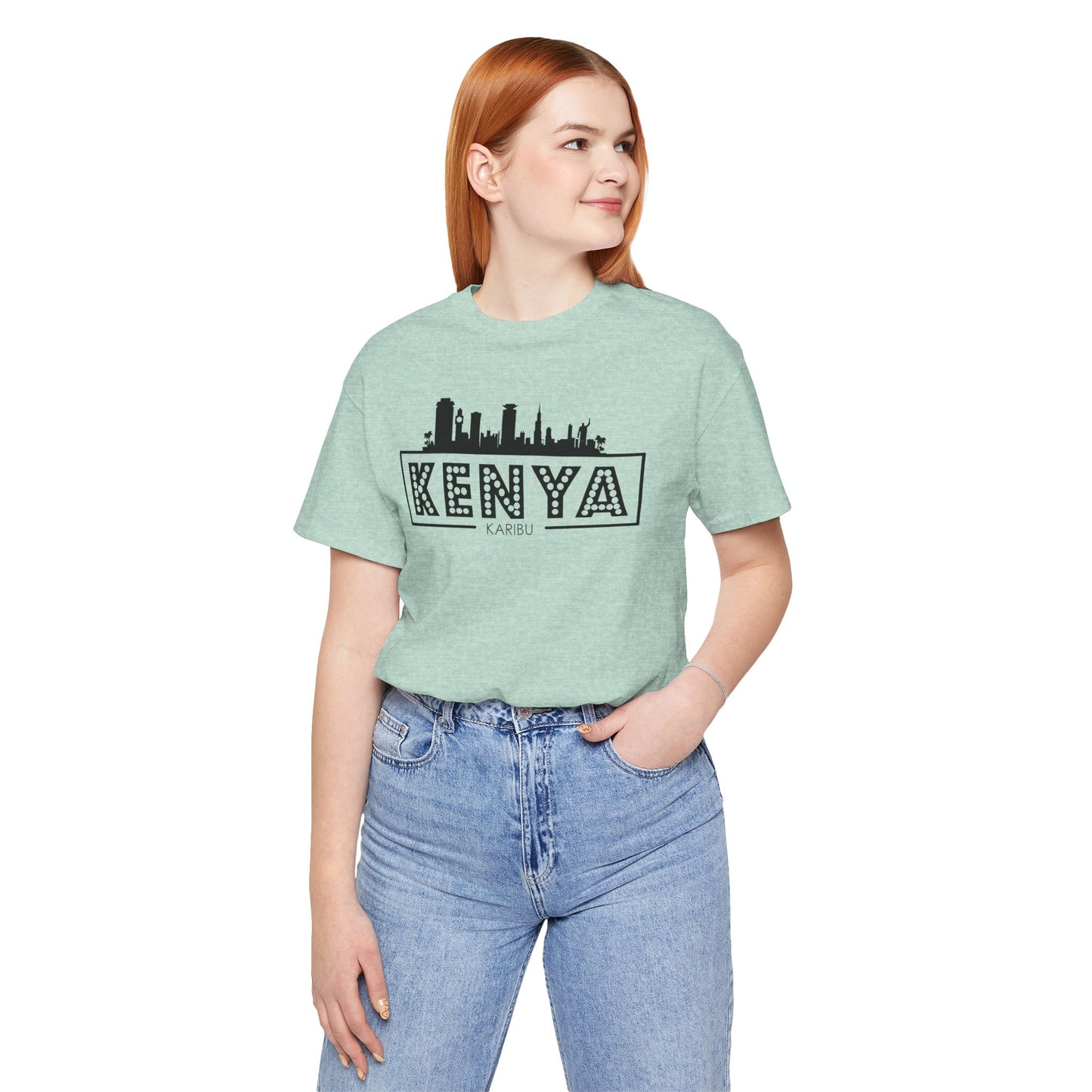 Kenya Karibu Travel Tee - Celebrate Culture & Travel