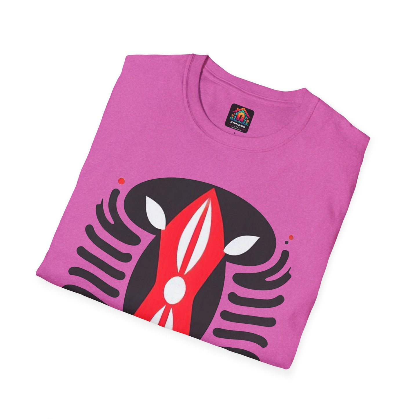 Kenyan Abstract Shield Unisex Softstyle T-Shirt