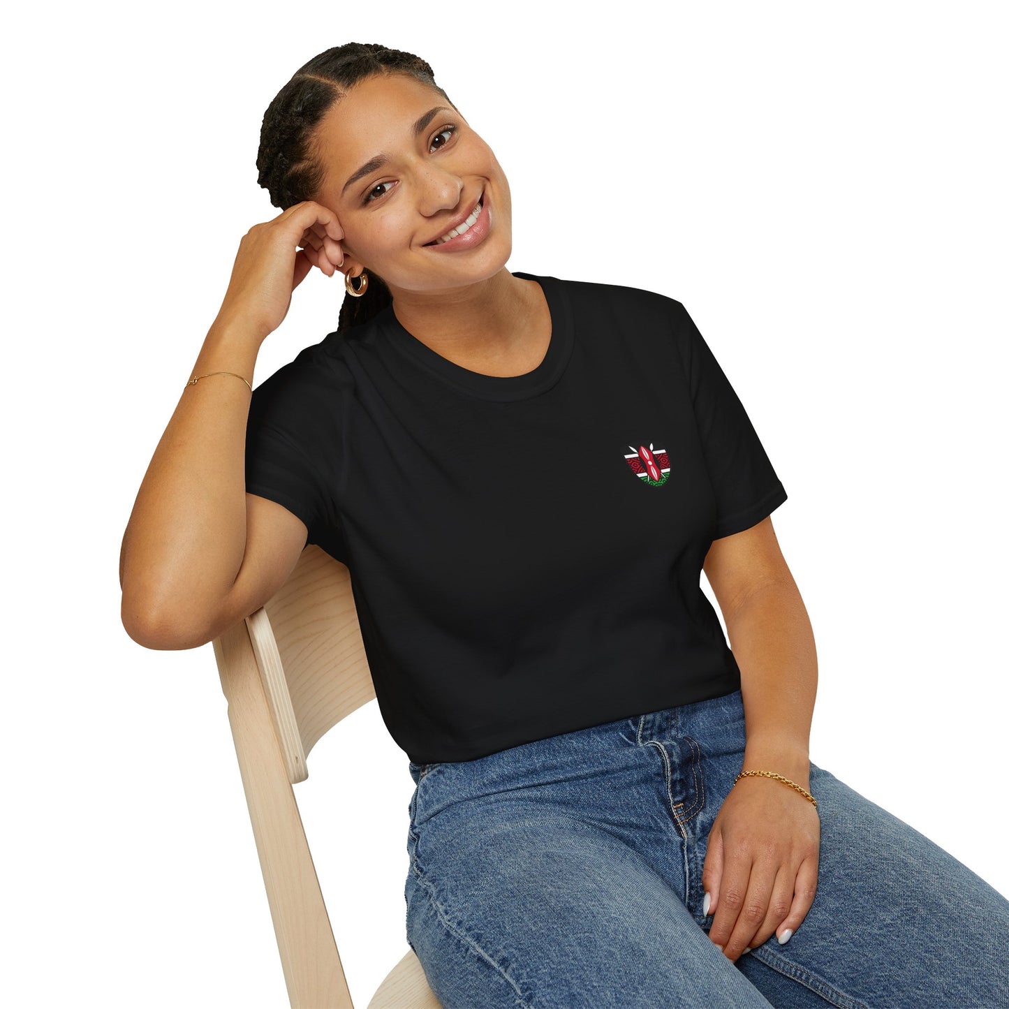 Kenyan Freedom Fighters Full List Black T-Shirt