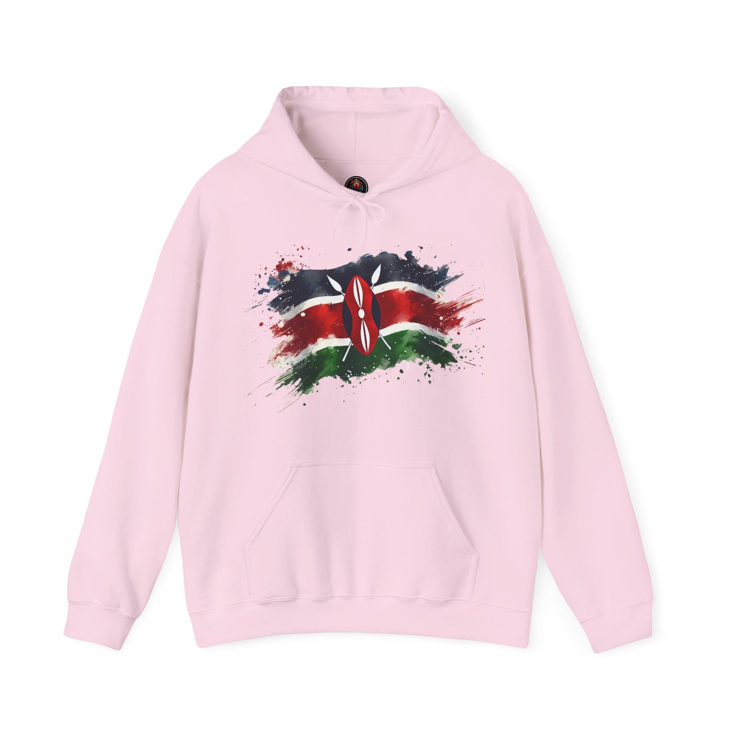 Painted Kenyan Flag Hoodie