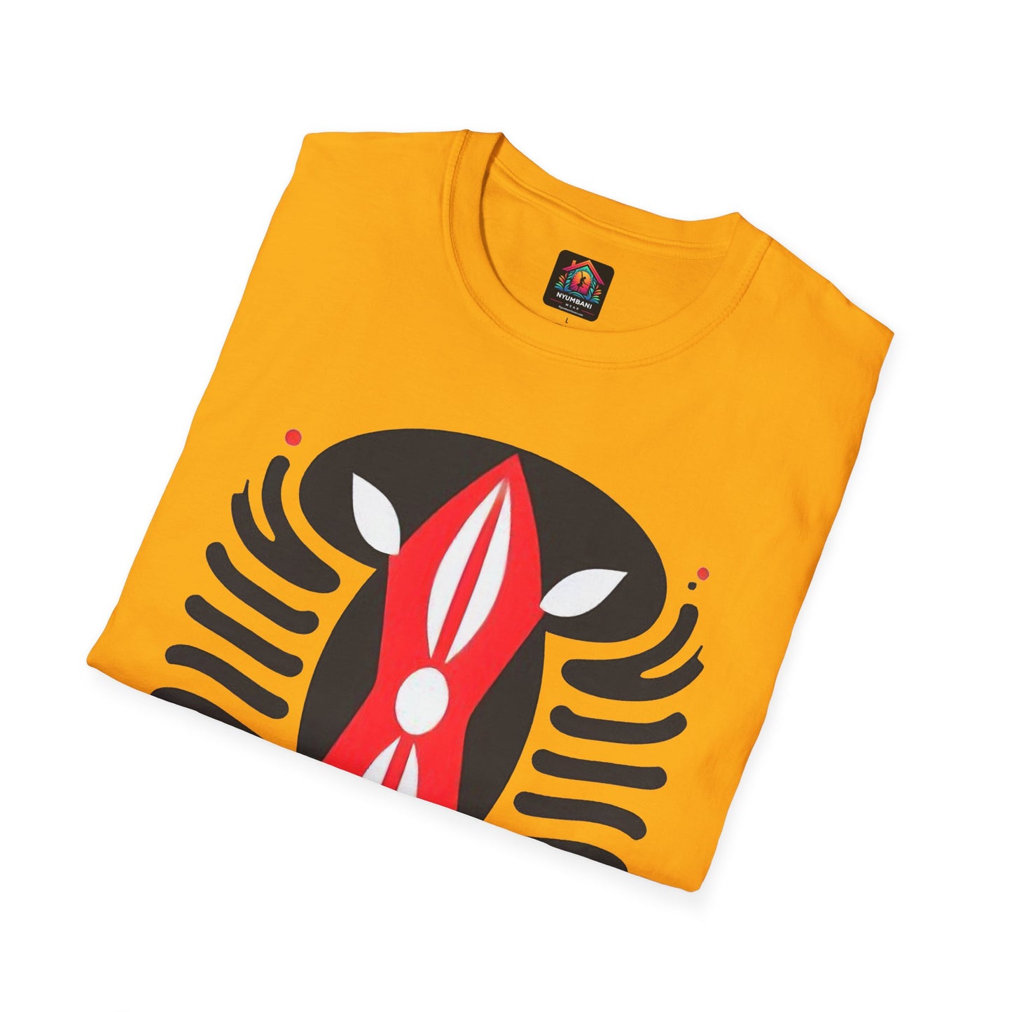 Kenyan Abstract Shield Unisex Softstyle T-Shirt