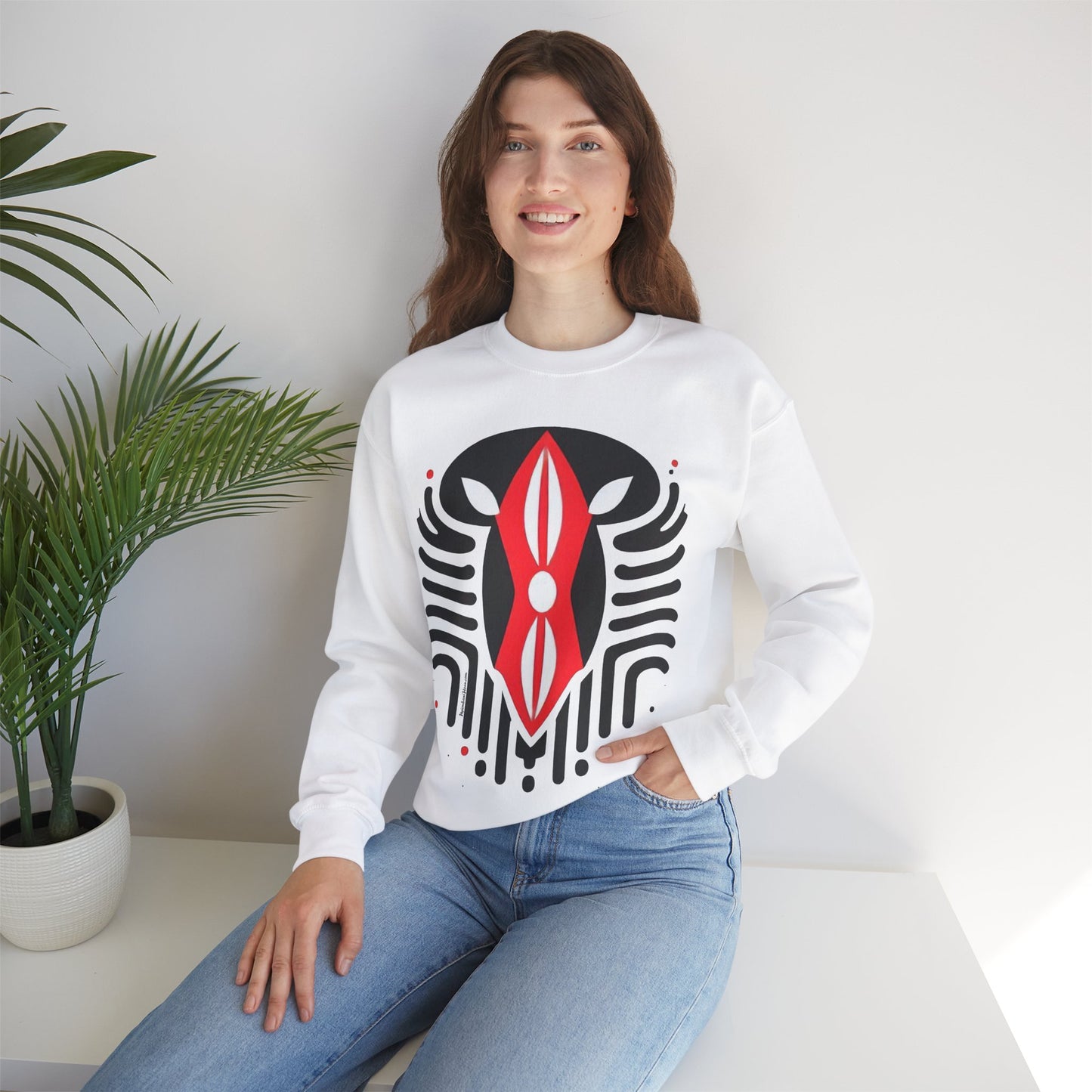 Kenyan Shield Unisex Heavy Blend™ Crewneck Sweatshirt