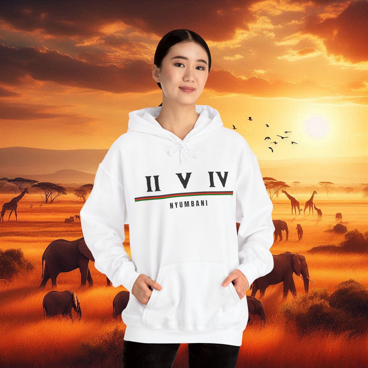 Kenya 254 Home Hooded Sweatshirt