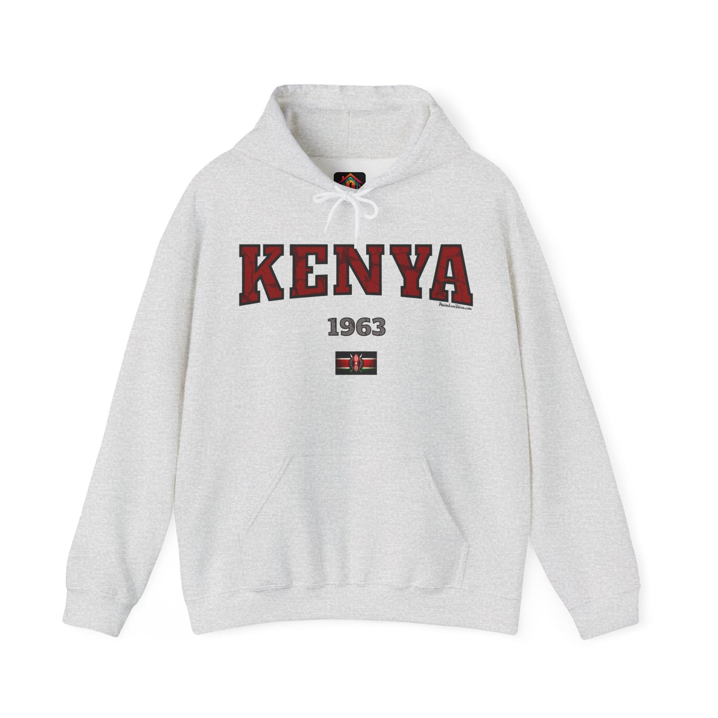 Kenyan 1963 Hooded Sweatshirt with Flag Design