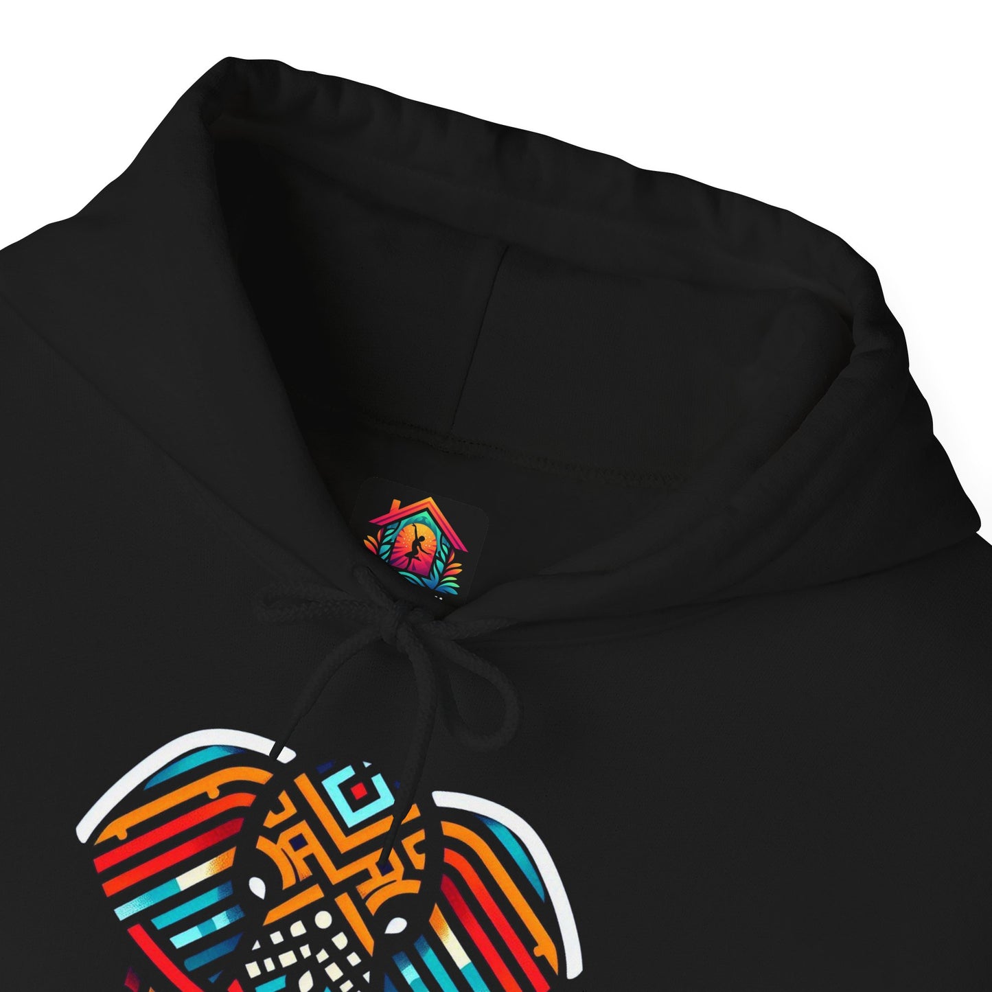 African Bead Elephant Hoodie
