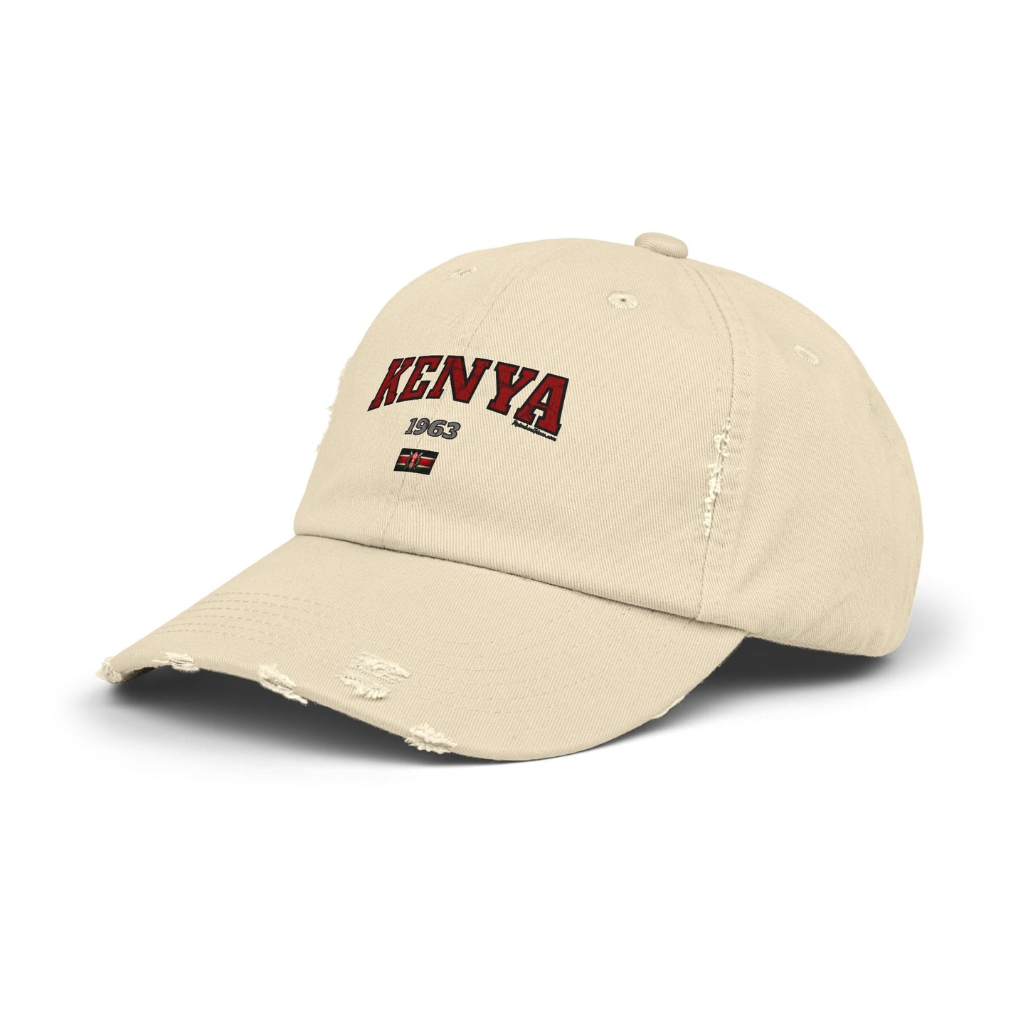 Kenya 1963 Unisex Distressed Cap