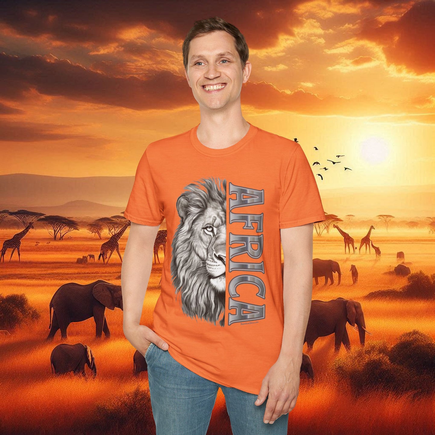 Lion Africa T-Shirt - Unisex
