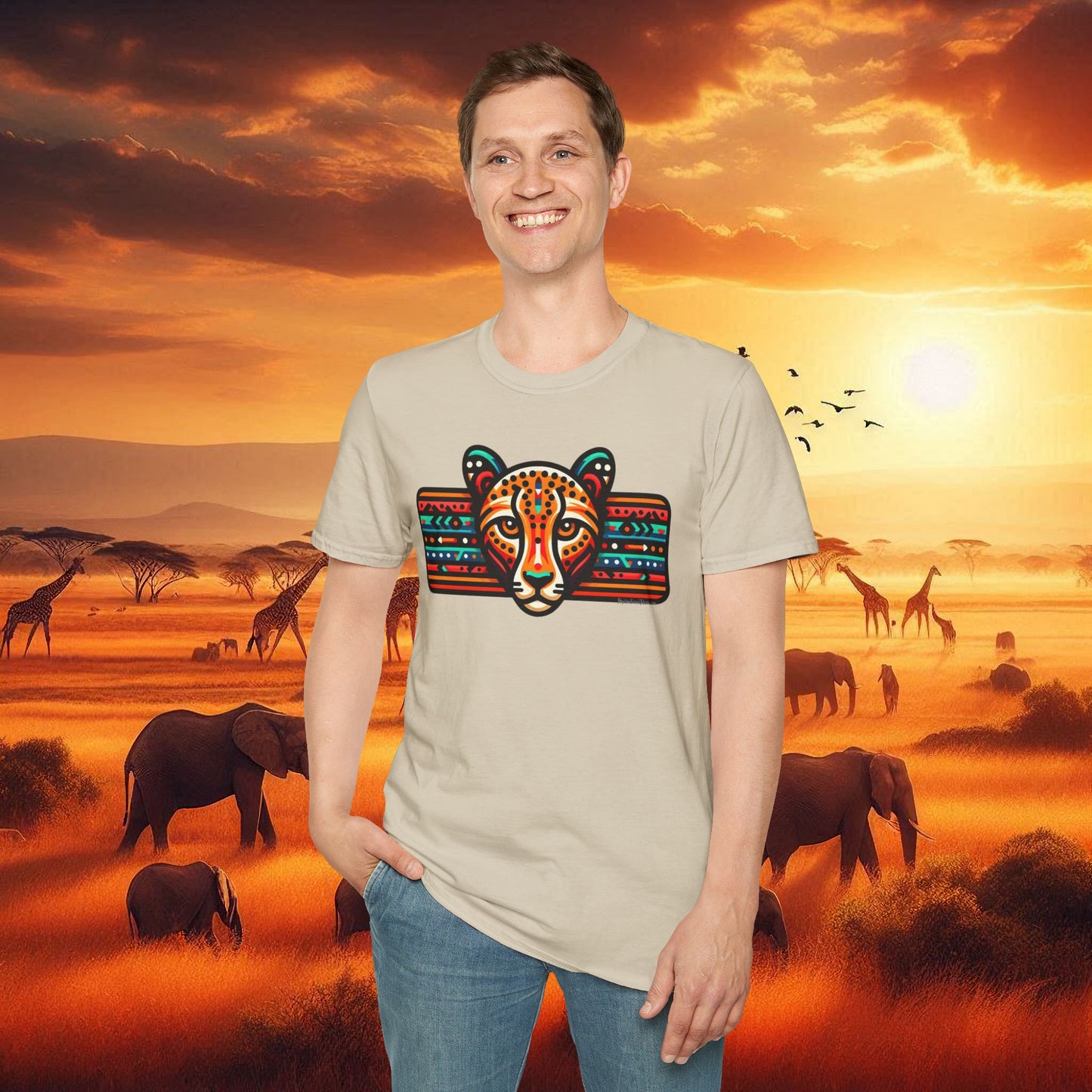 Leopard Tee Unisex Softstyle T-Shirt