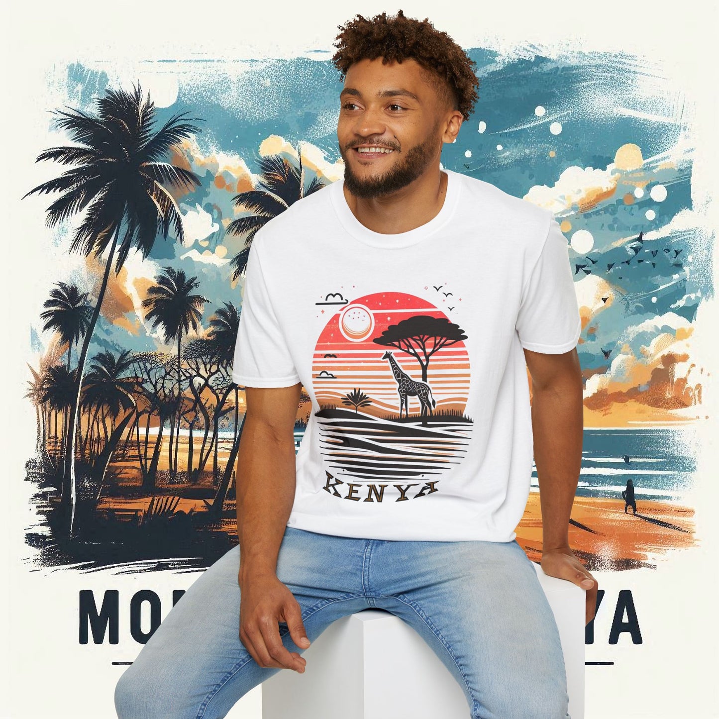 Kenya SavanUnisex Softstyle T-Shirt