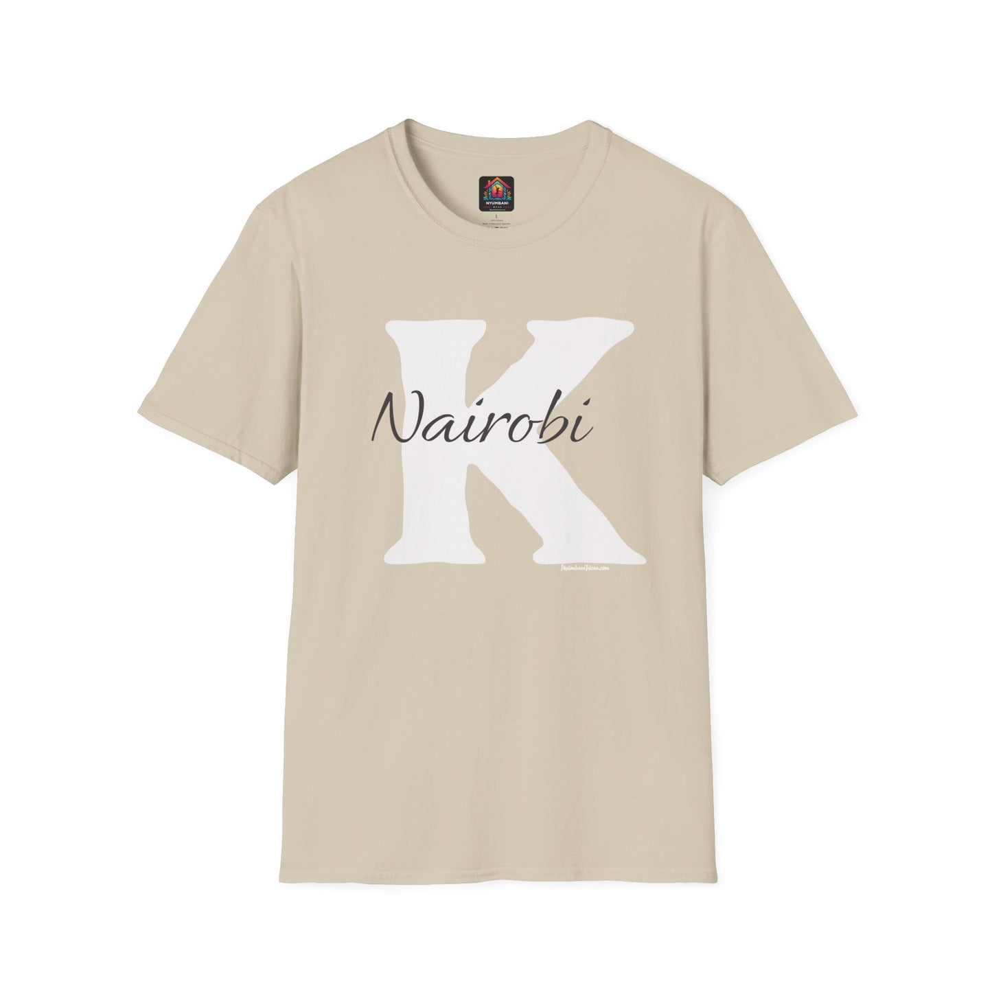 Graphic Tee: K with Nairobi Unisex Softstyle T-Shirt