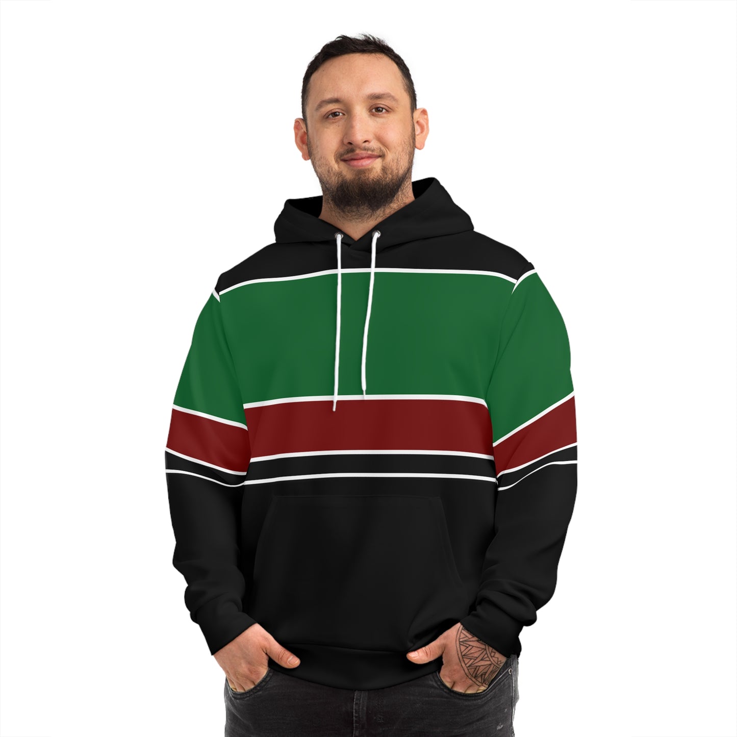 Kenyan Striped Hoodie
