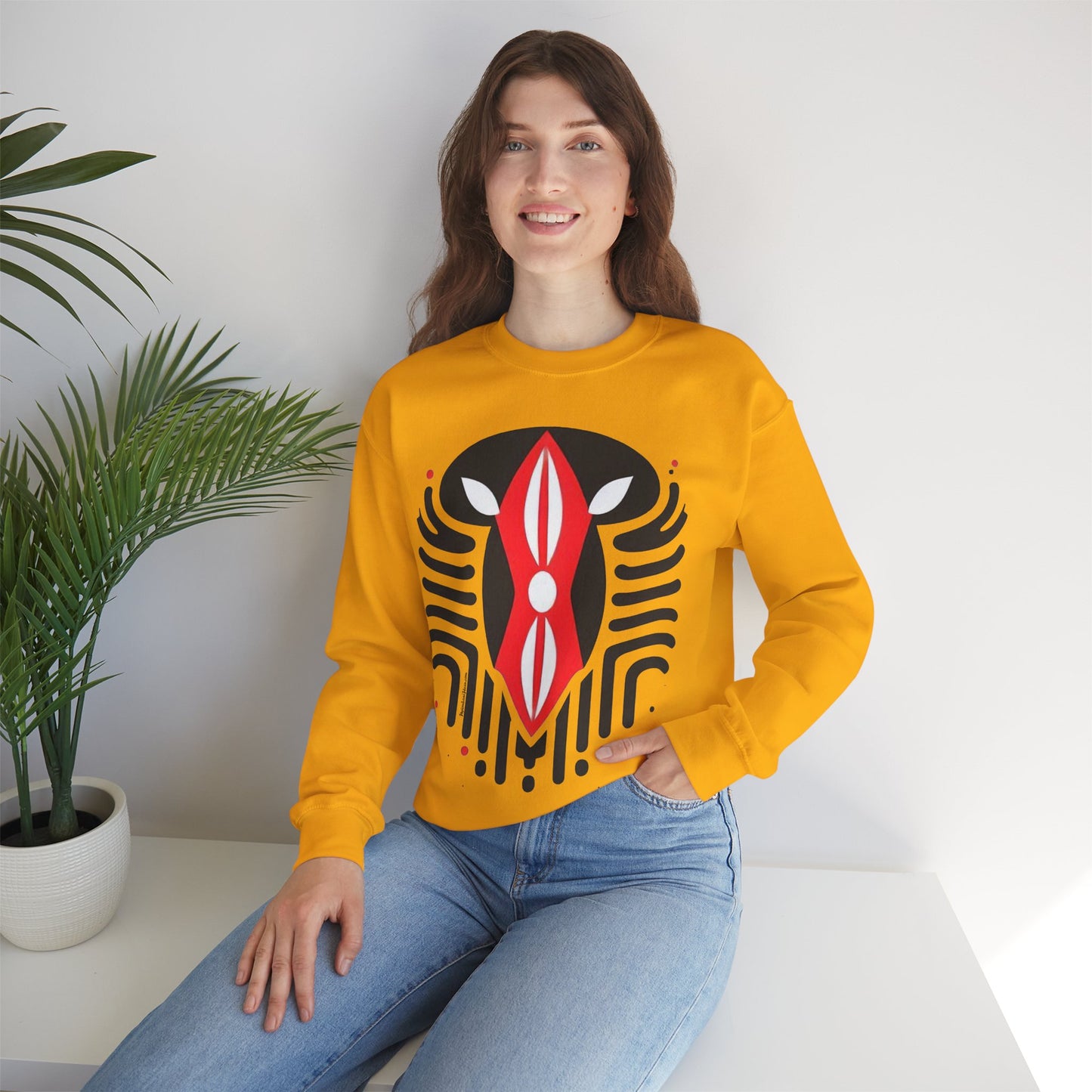 Kenyan Shield Unisex Heavy Blend™ Crewneck Sweatshirt