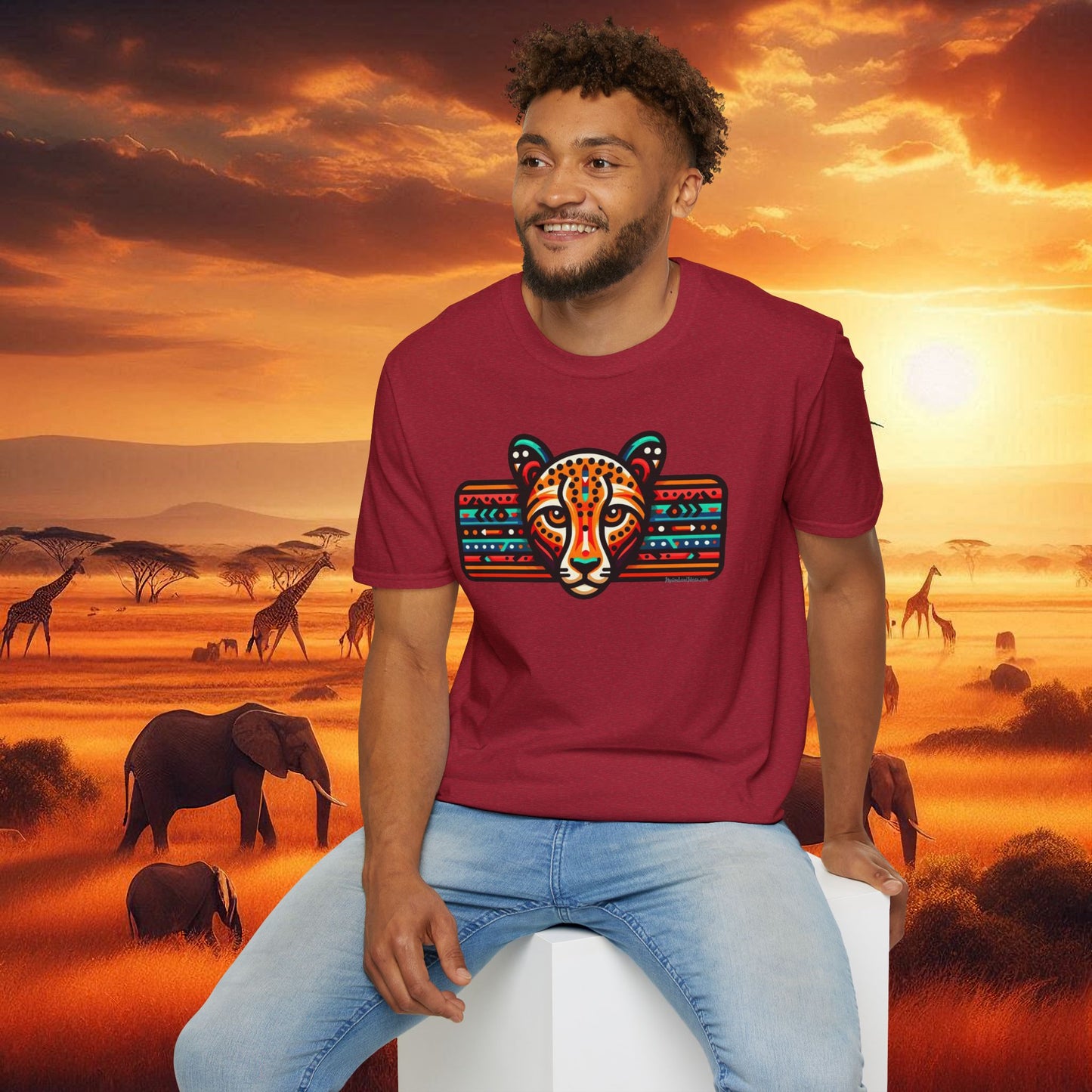 Leopard Tee Unisex Softstyle T-Shirt