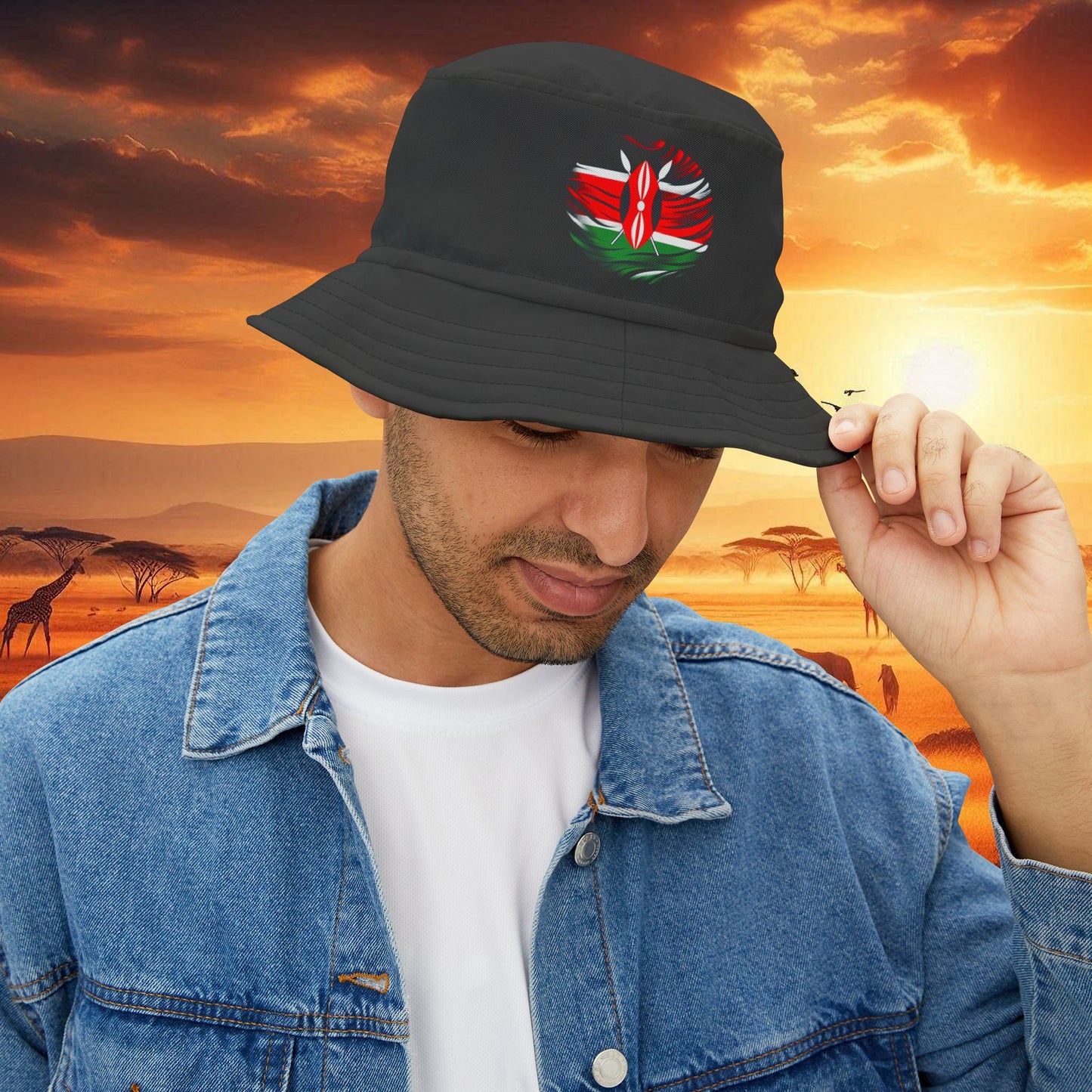 Kenyan Bucket Hat (AOP)