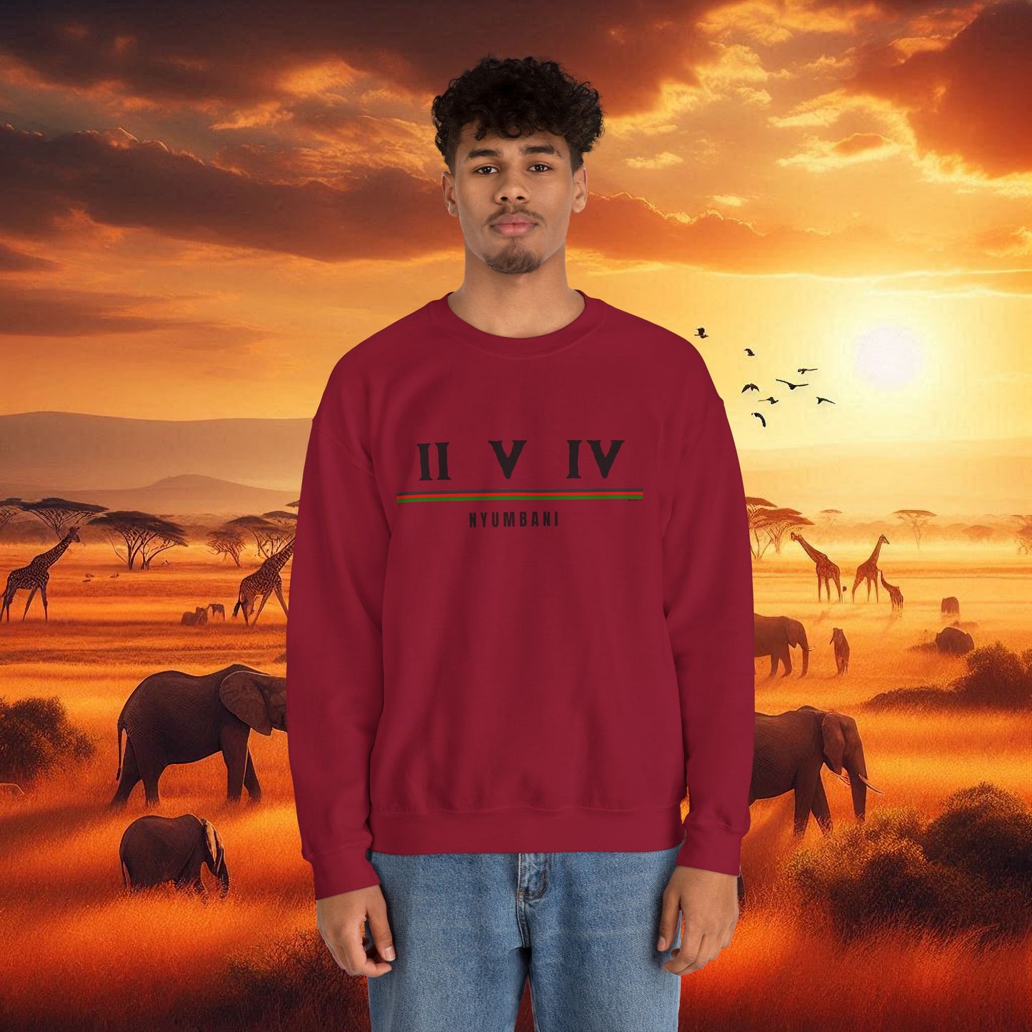 Kenyan 254 Flag Unisex Sweatshirt