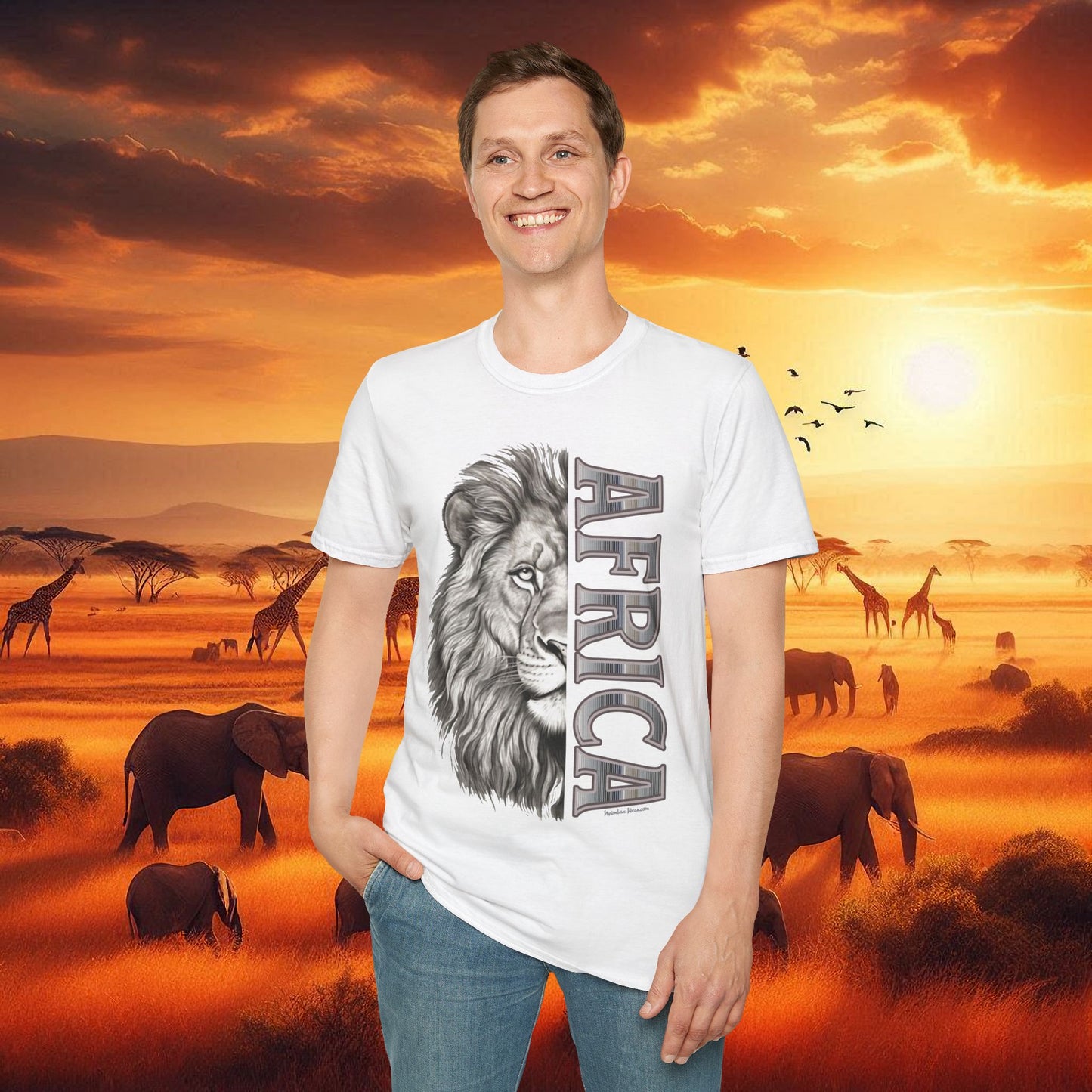 Lion Africa T-Shirt - Unisex