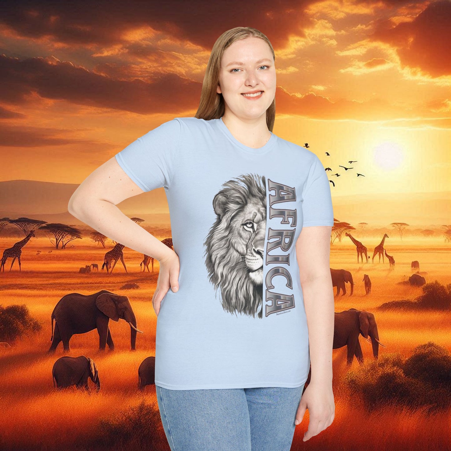Lion Africa T-Shirt - Unisex