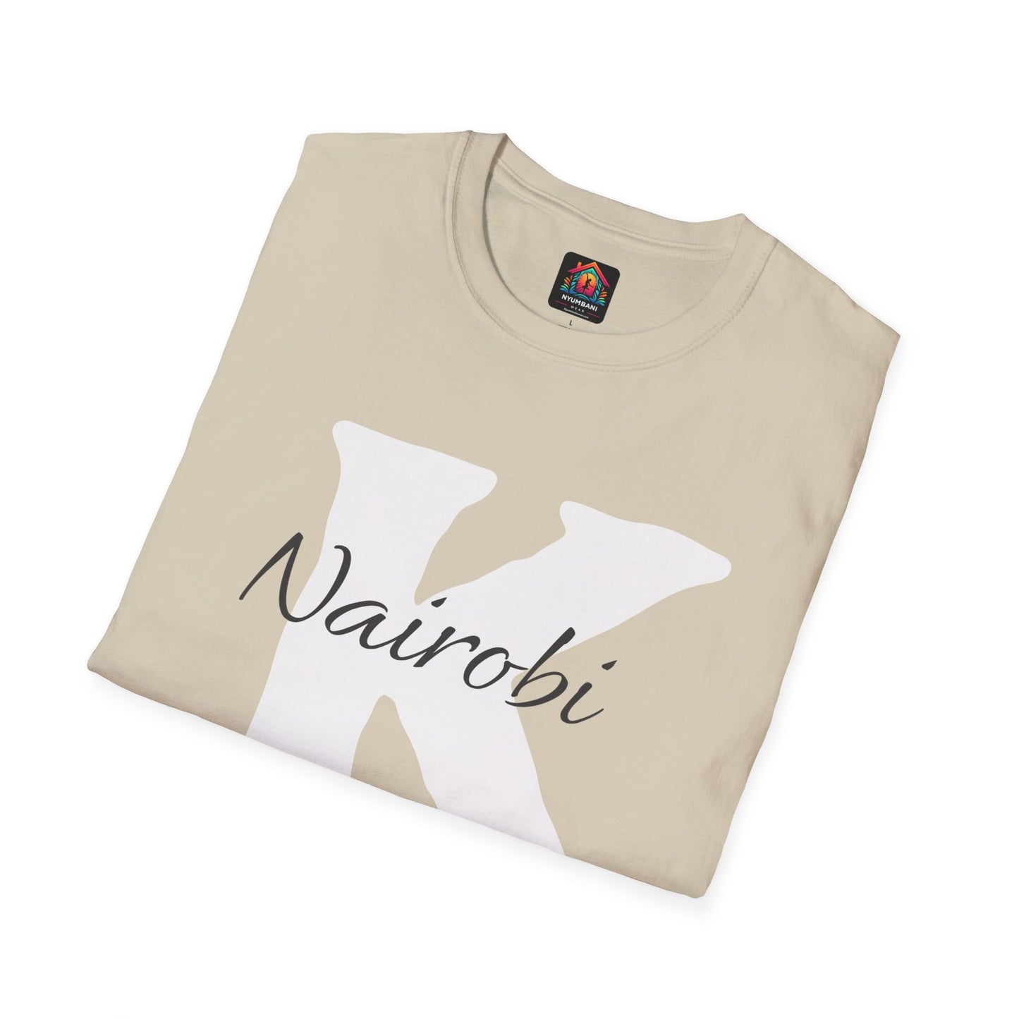 Graphic Tee: K with Nairobi Unisex Softstyle T-Shirt