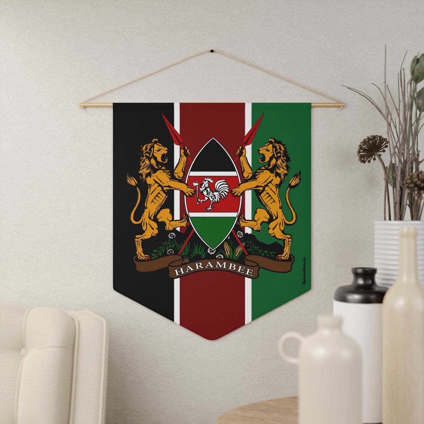 Kenyan Pennant Flag