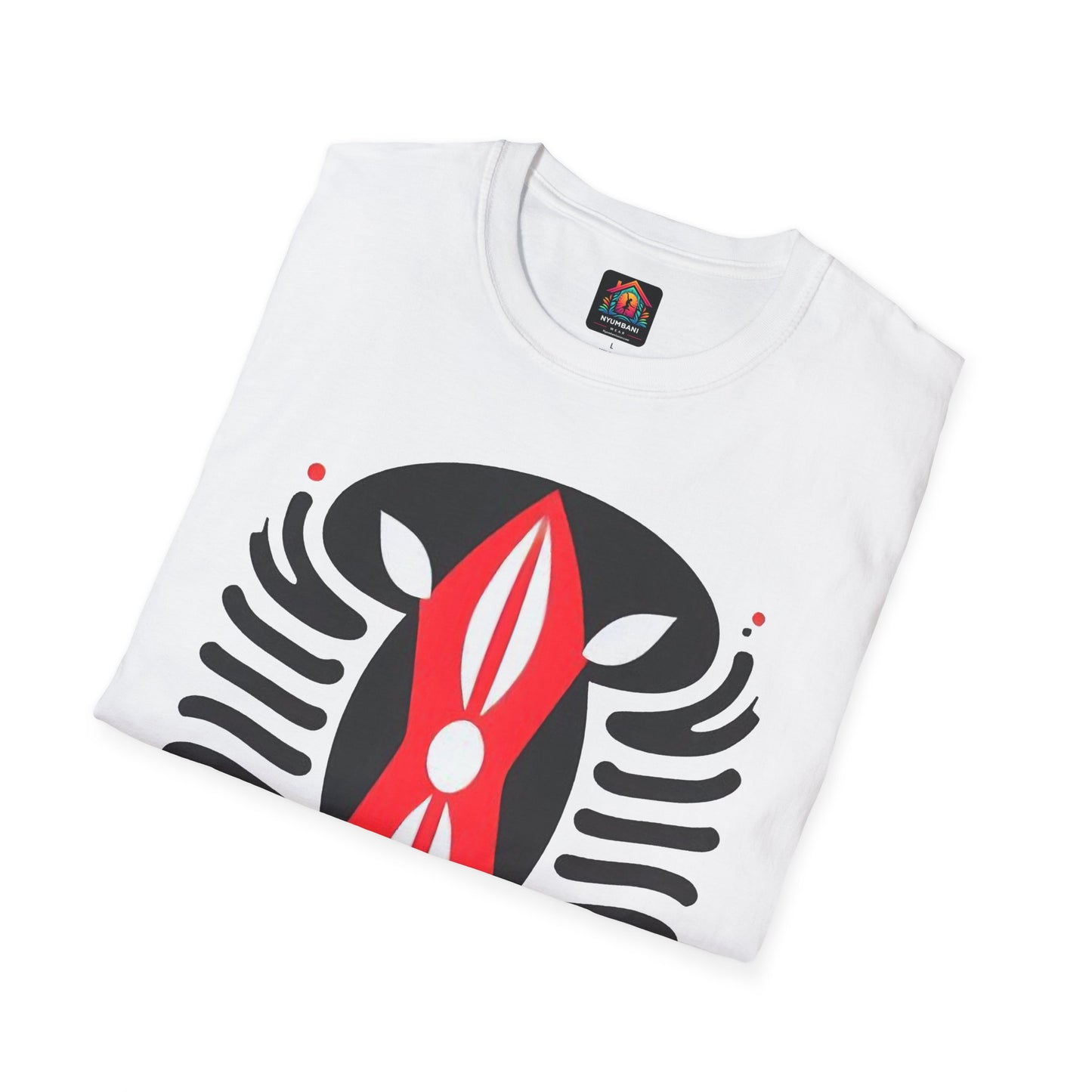 Kenyan Abstract Shield Unisex Softstyle T-Shirt