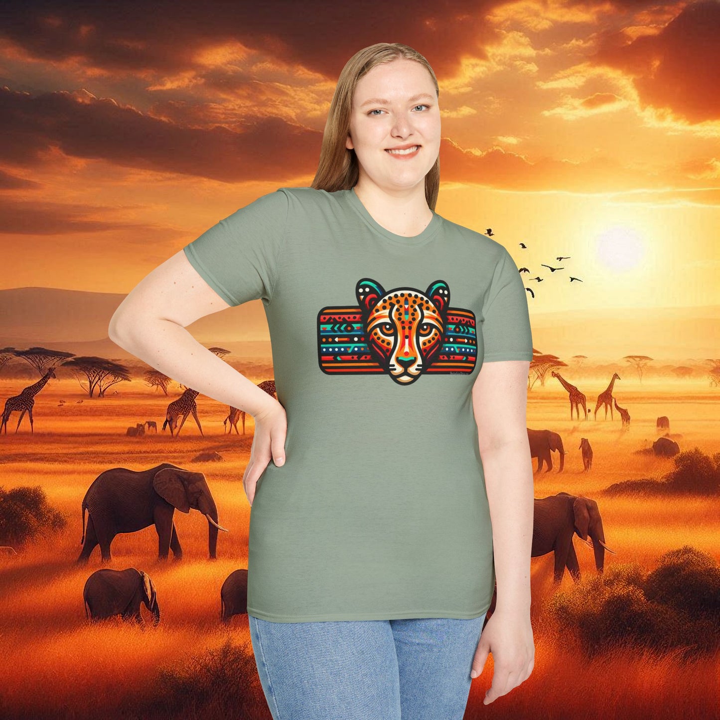 Leopard Tee Unisex Softstyle T-Shirt