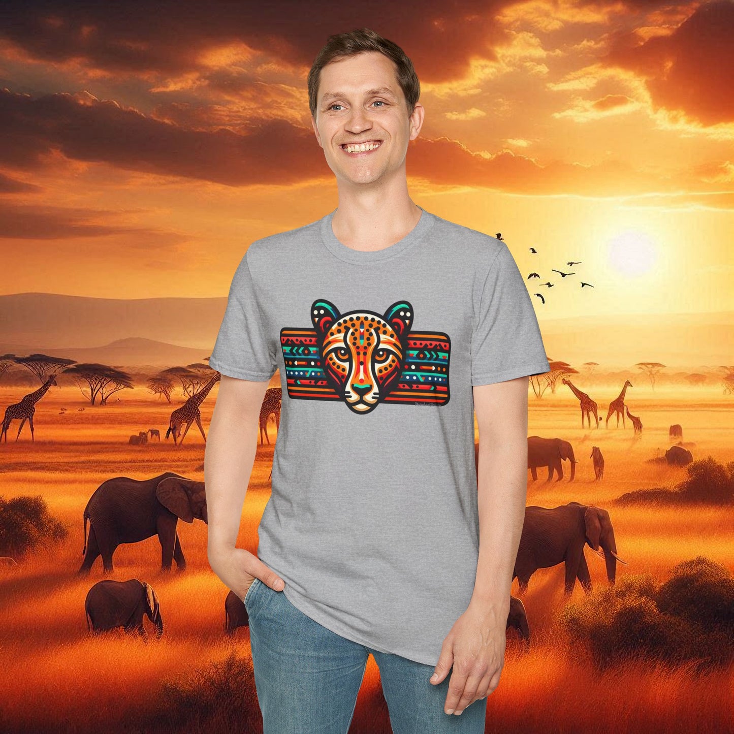 Leopard Tee Unisex Softstyle T-Shirt