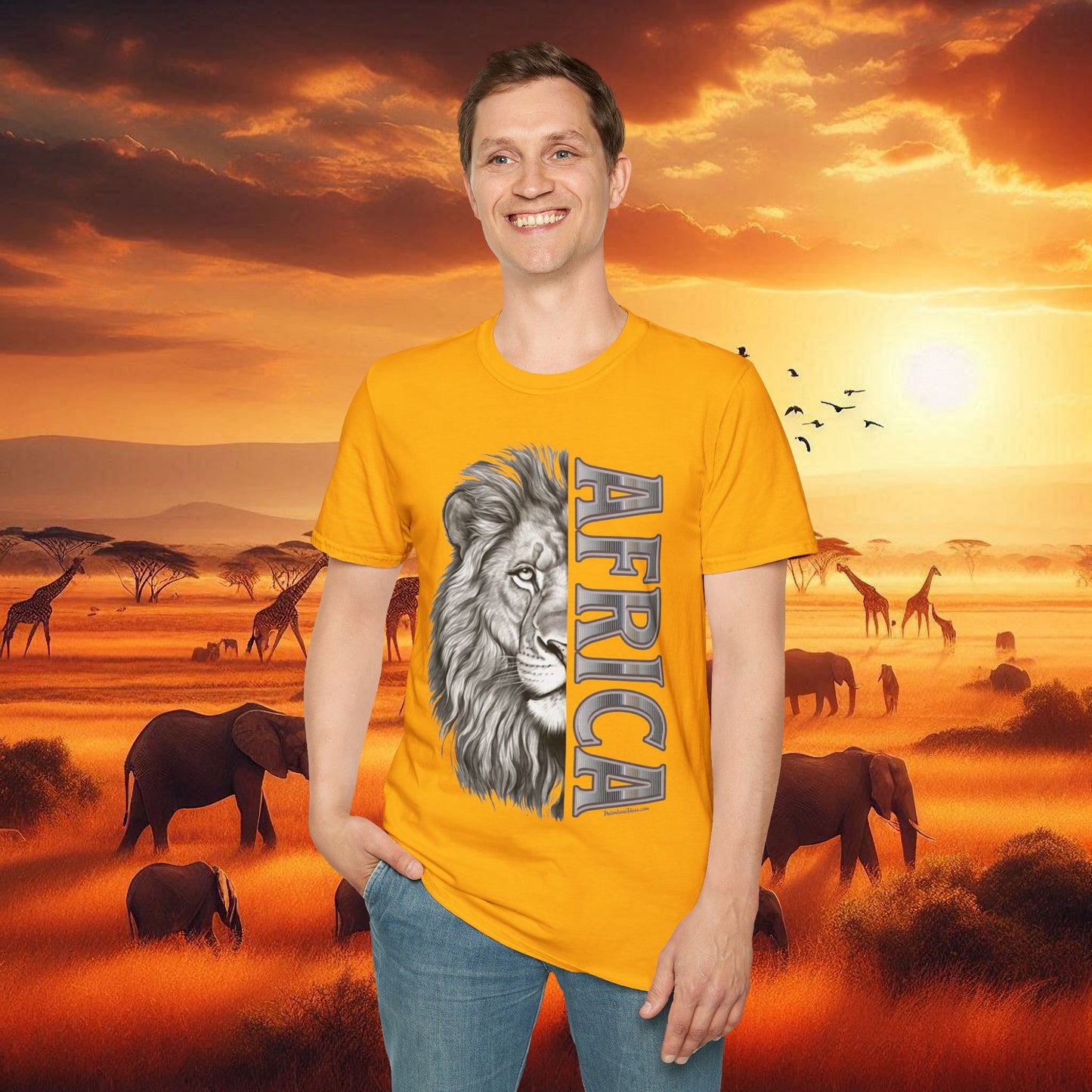 Lion Africa T-Shirt - Unisex