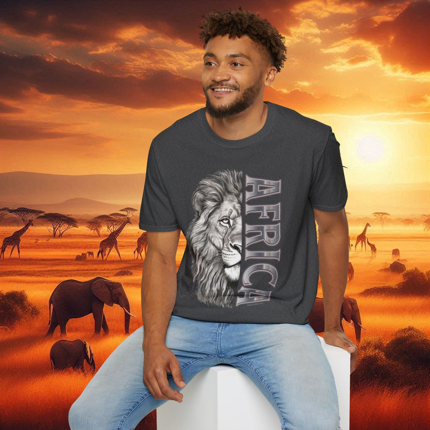 Lion Africa T-Shirt - Unisex